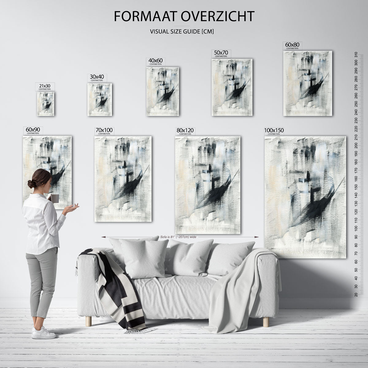 Abstracte vormen Poster