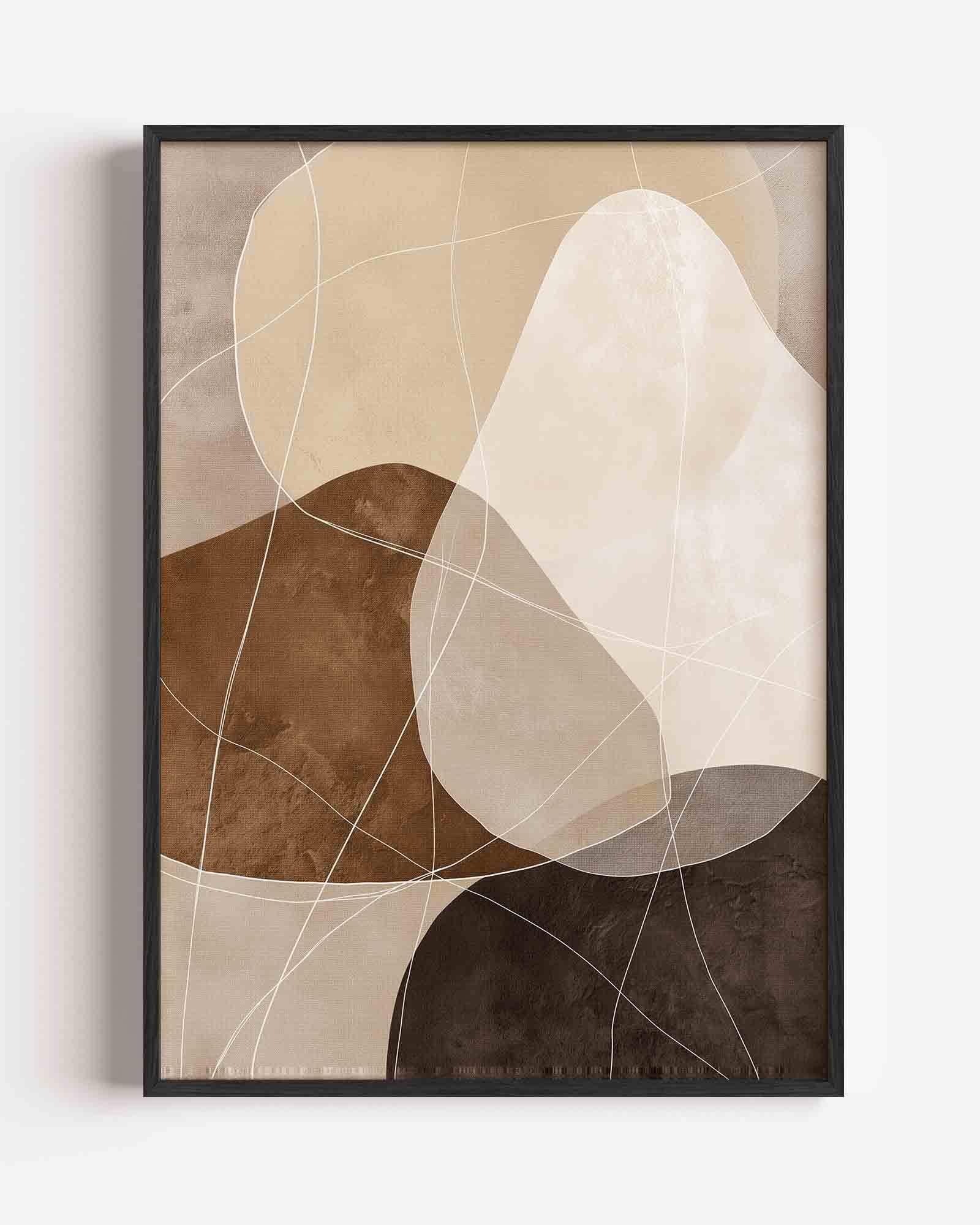 Abstracte vormen Poster