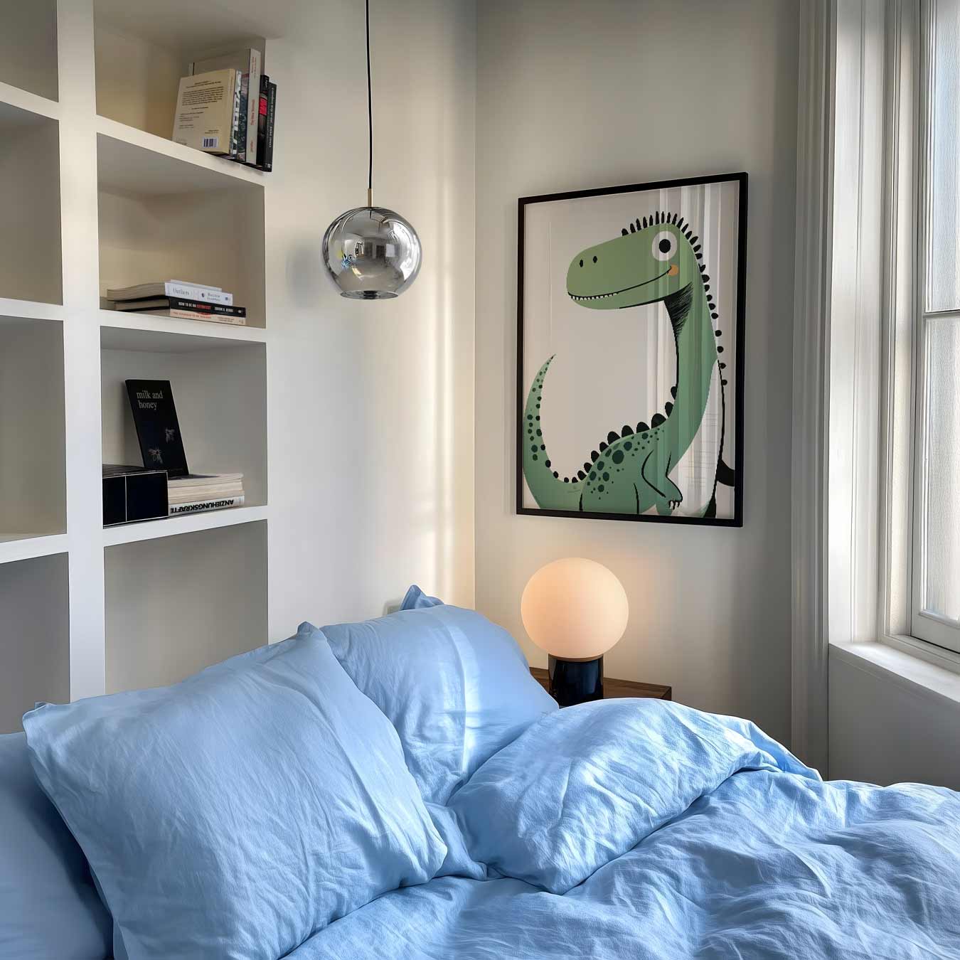 Schattige Dino Vriend Poster-WallArtistic