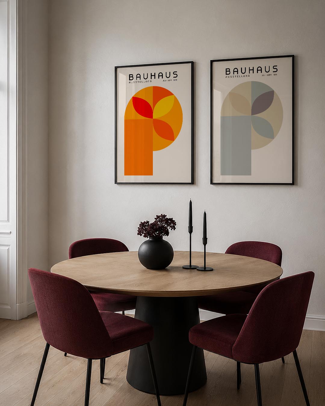 Vorm en kleurenspel Posterset
