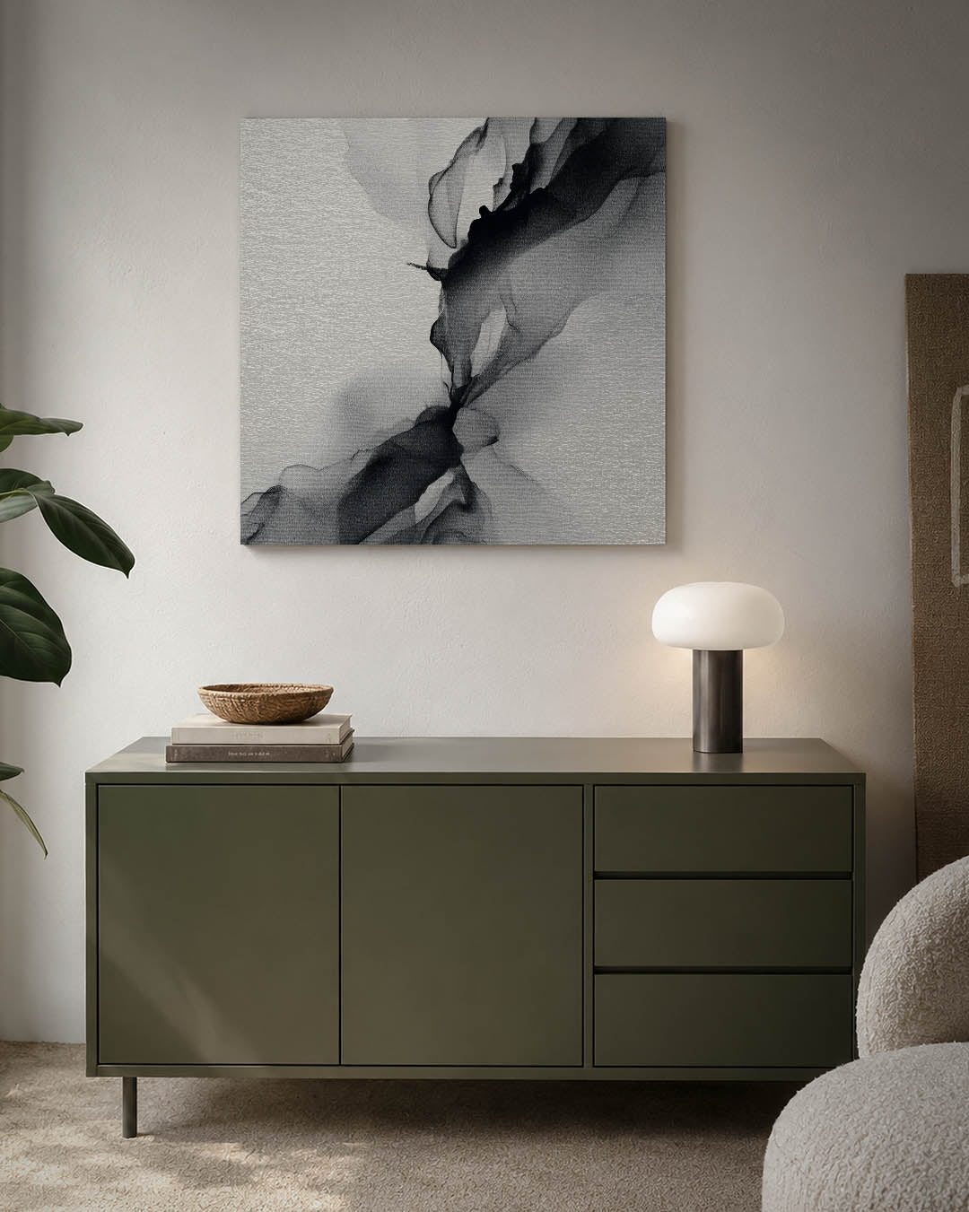 Vloeiende lijnen Kunstwerk