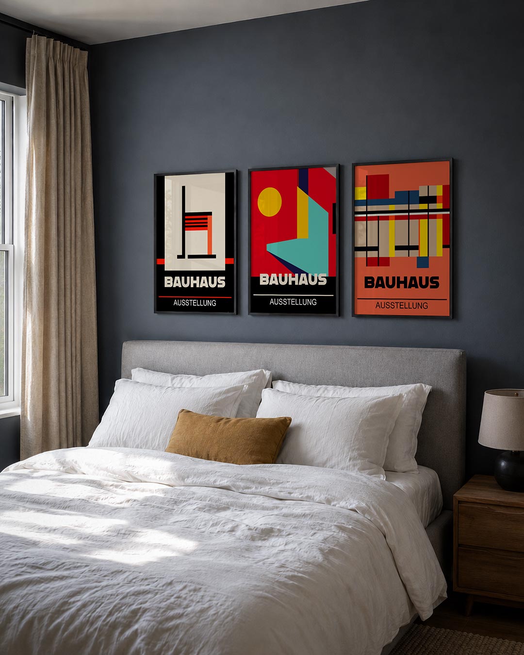 Lijnen en kleurvlakken Posterset