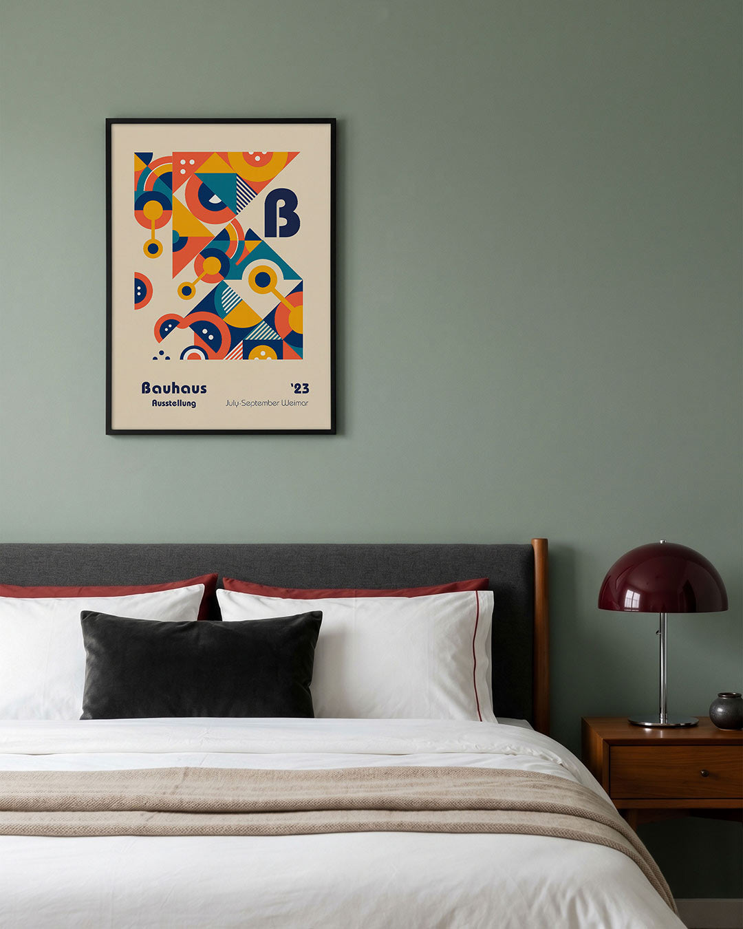Vorm en kleurenspel Poster