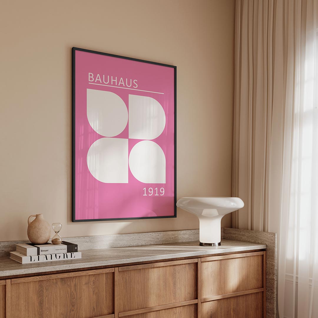 Vormen en kleurvlakken Poster