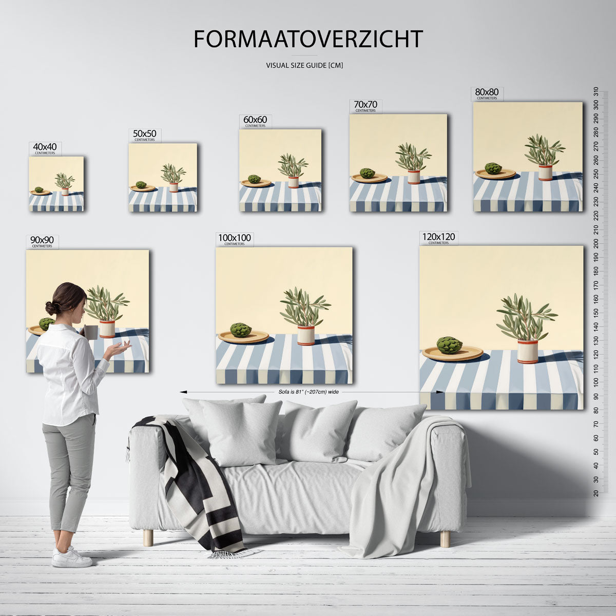 Plant en artisjok Poster