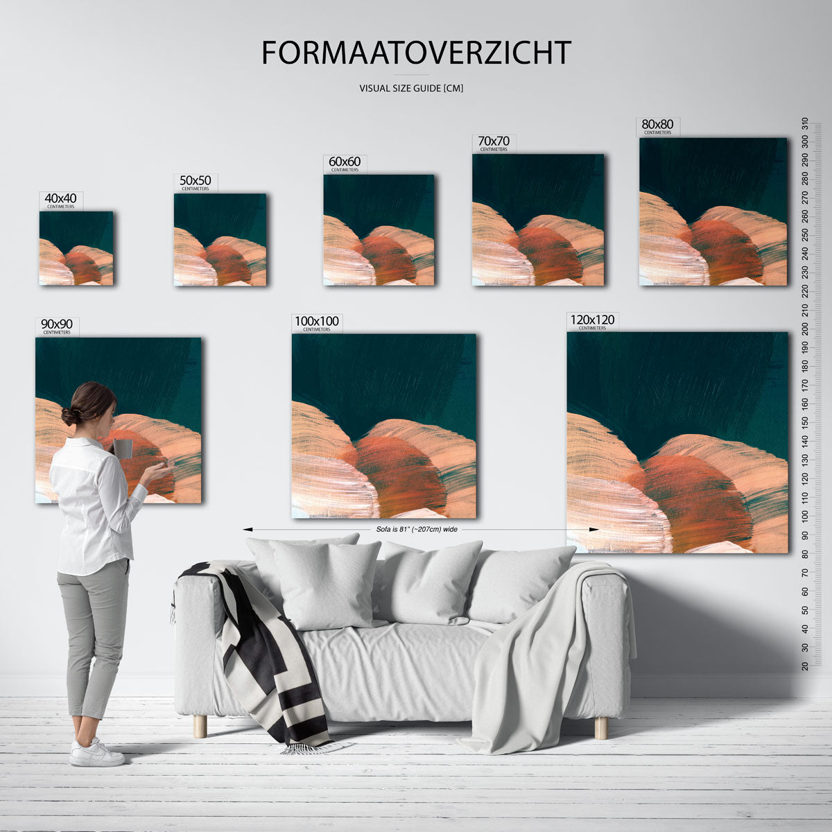 Abstracte vormen Poster