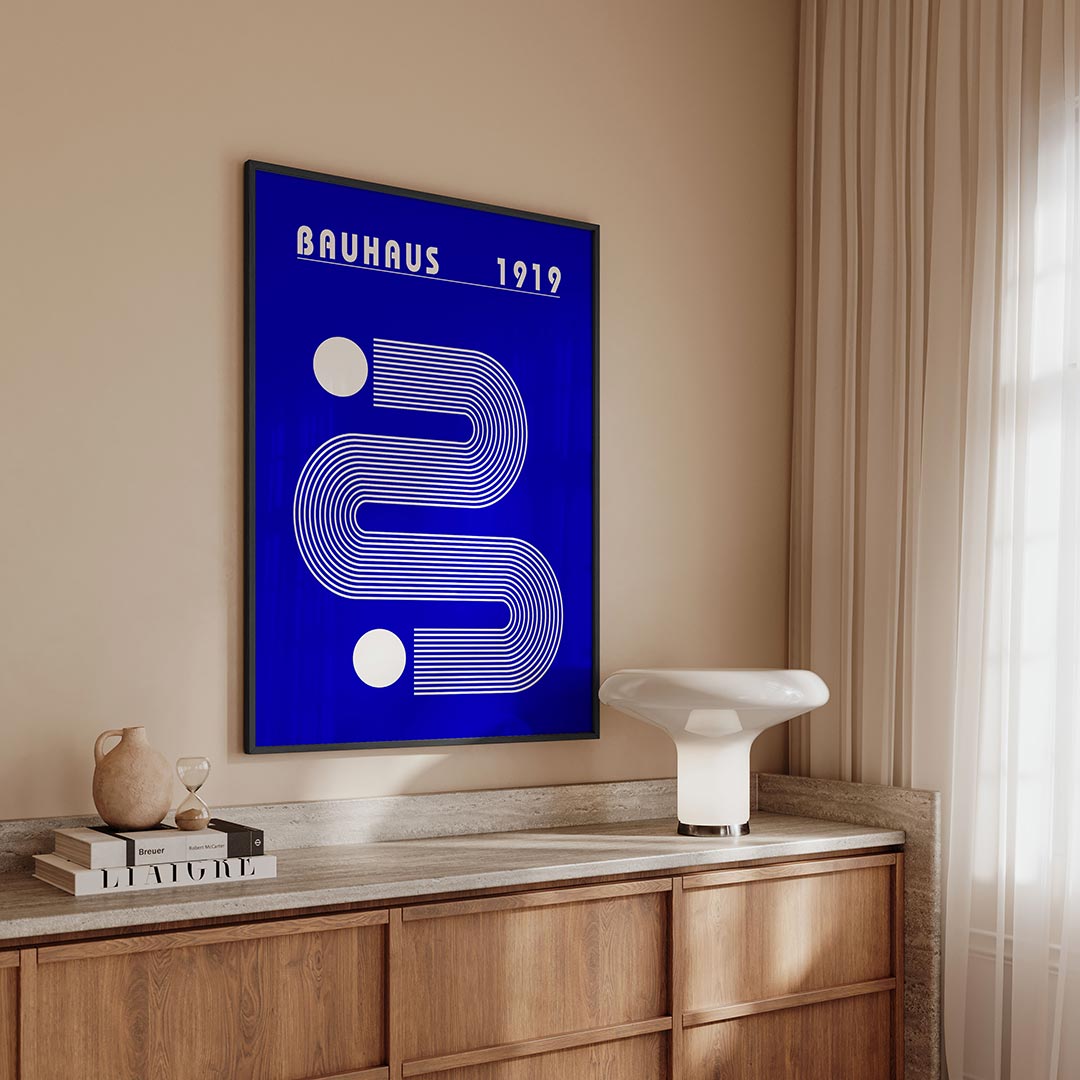 Lijnen en vlakken Poster