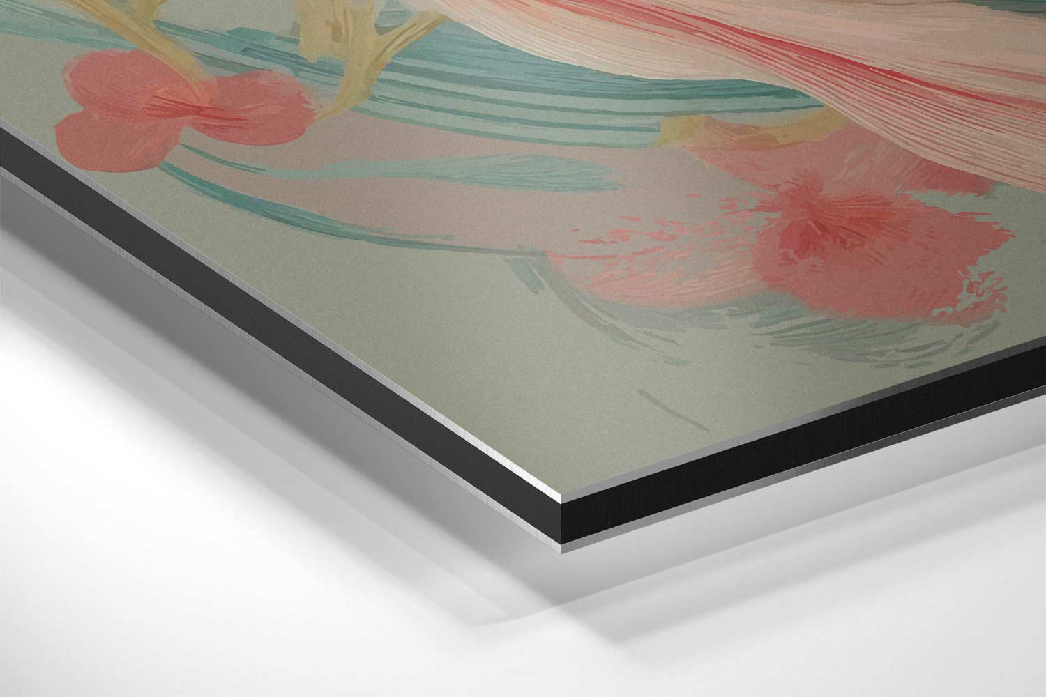 Elegant Koi Vissen Kunstwerk Kunstwerk-canvas-dibond-plexiglas-wanddecoratie-WallArtistic