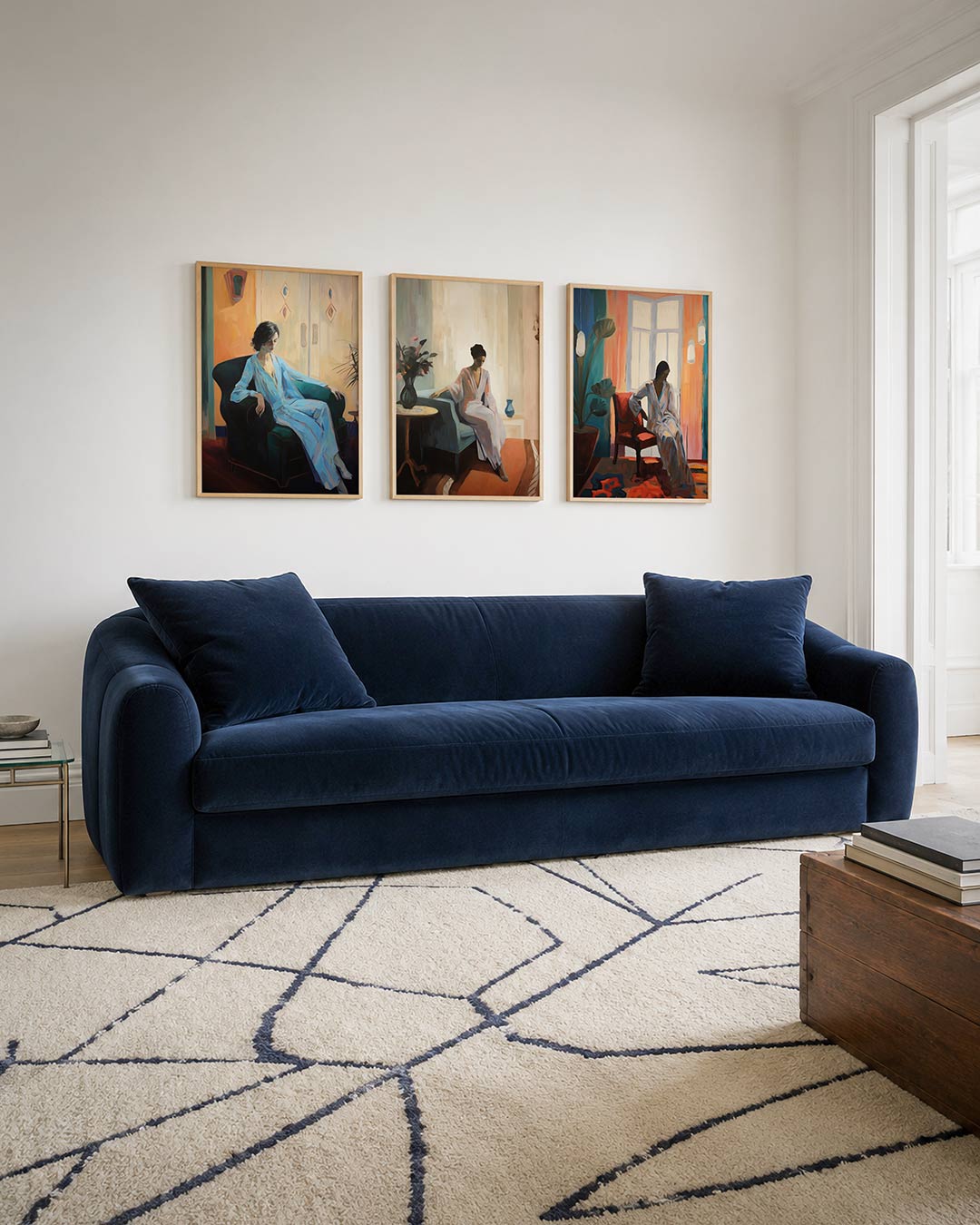 Zachte kleurharmonie Posterset