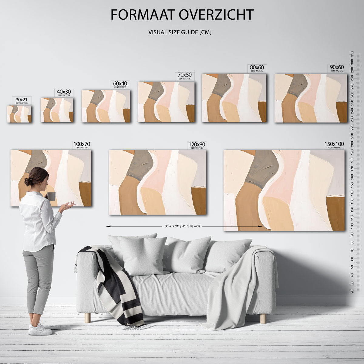 Abstracte vormen Poster