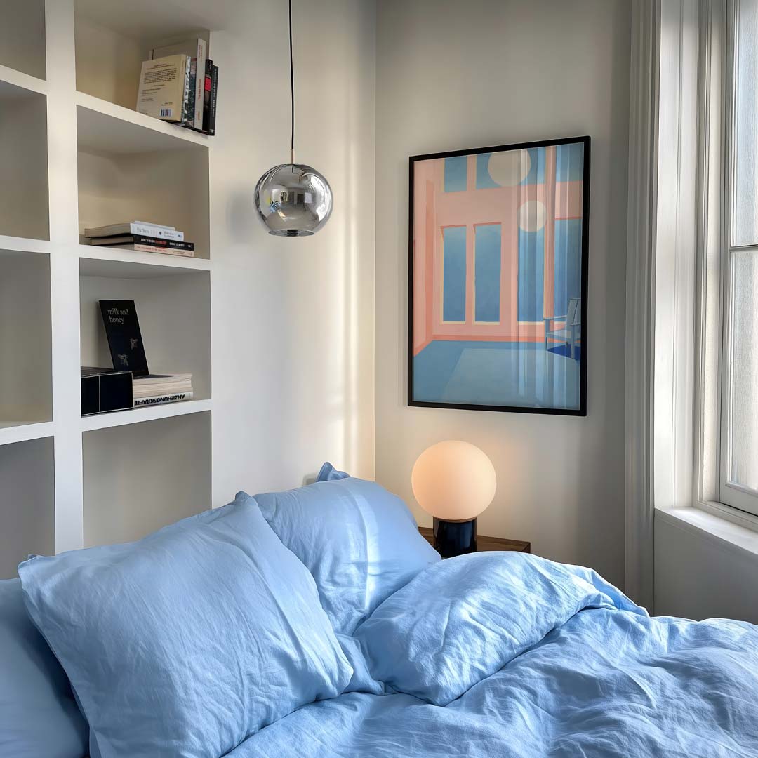 Moderne Pastel Interieur Poster-WallArtistic