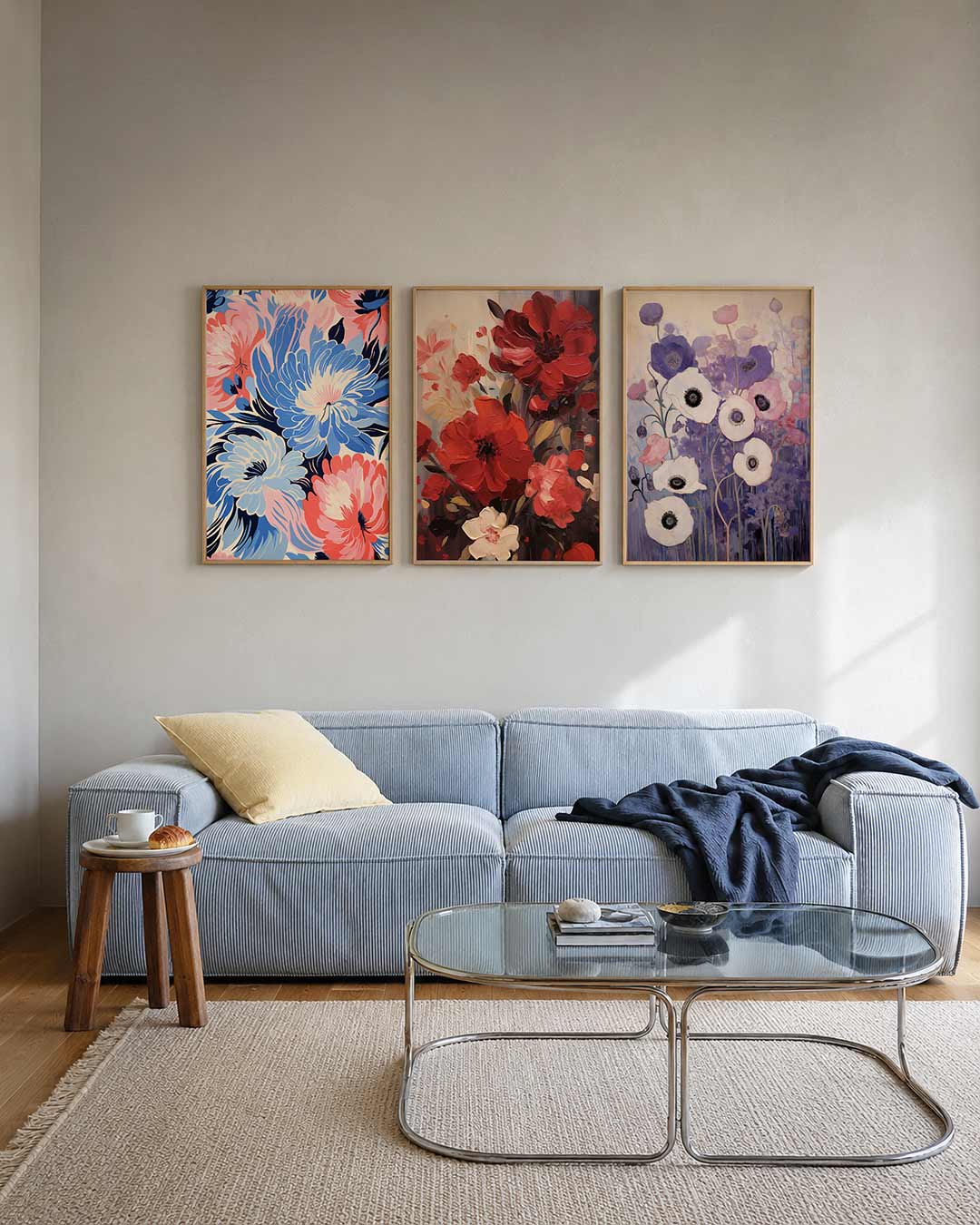 Bloemrijke kleurexplosie Posterset
