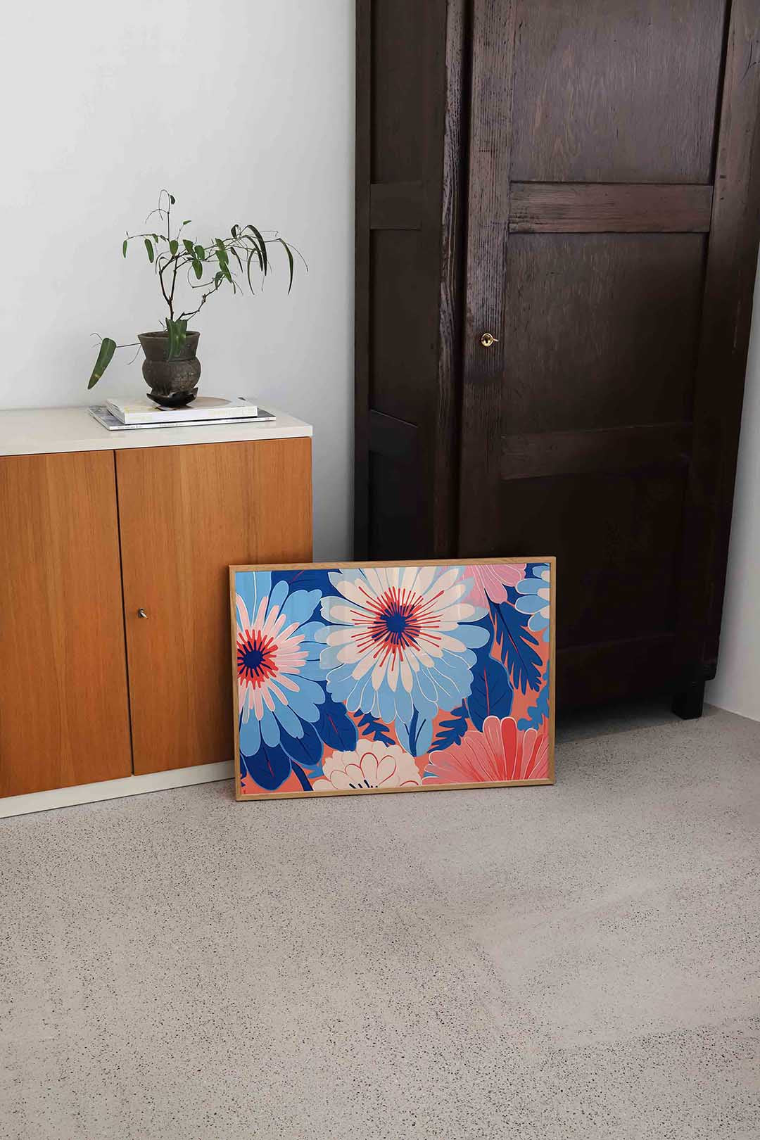 Bloemen en bladeren Poster