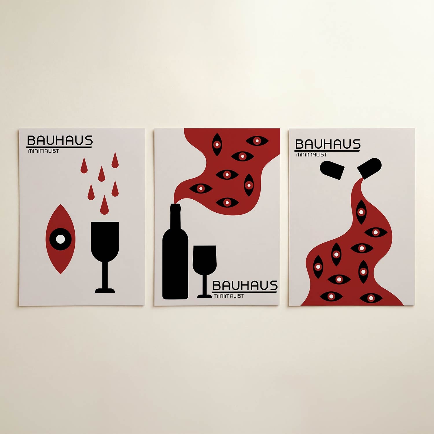 Vormen en vlakken Posterset