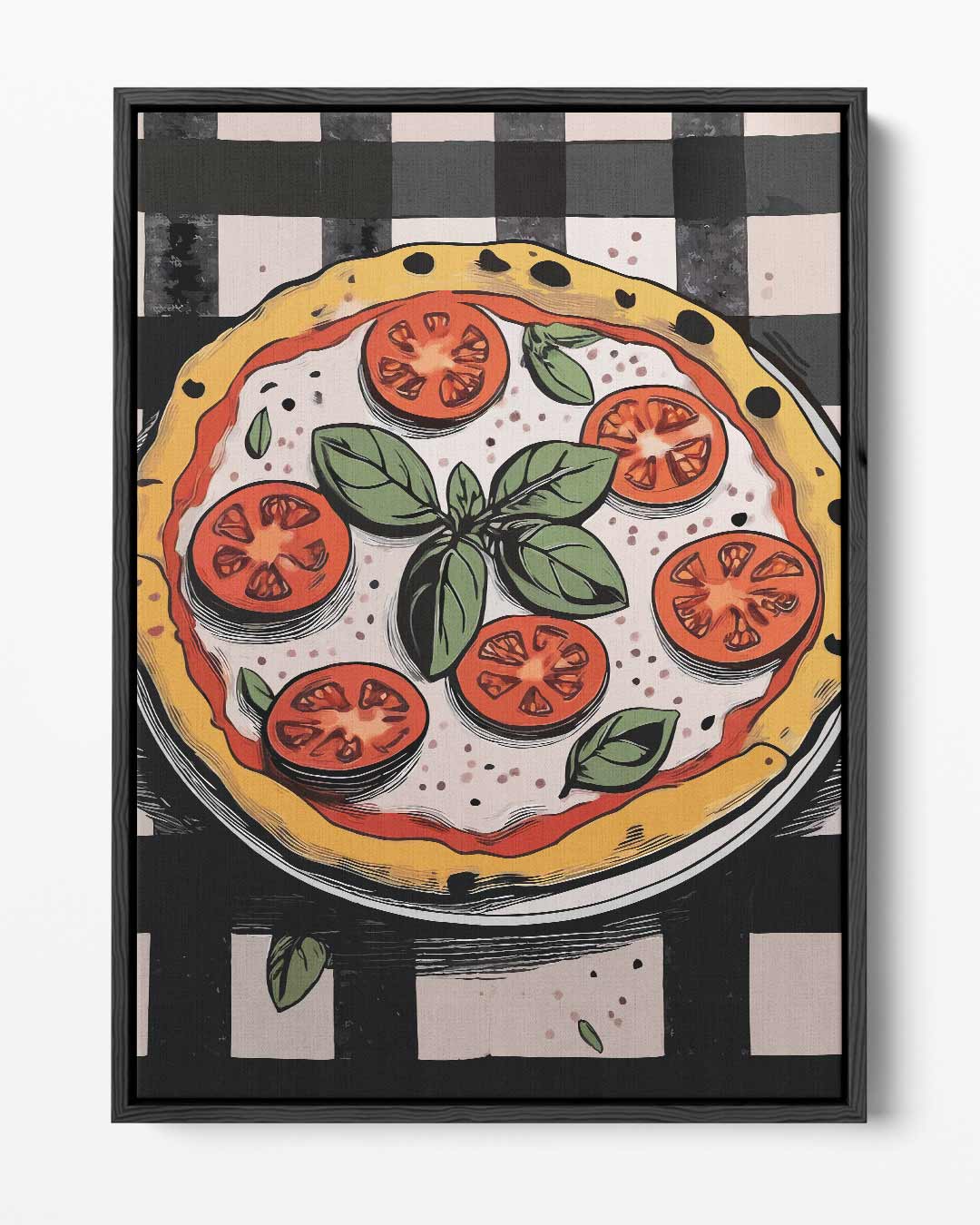 Pizza Op Je Muur Kunstwerk-canvas-dibond-plexiglas-wanddecoratie-WallArtistic