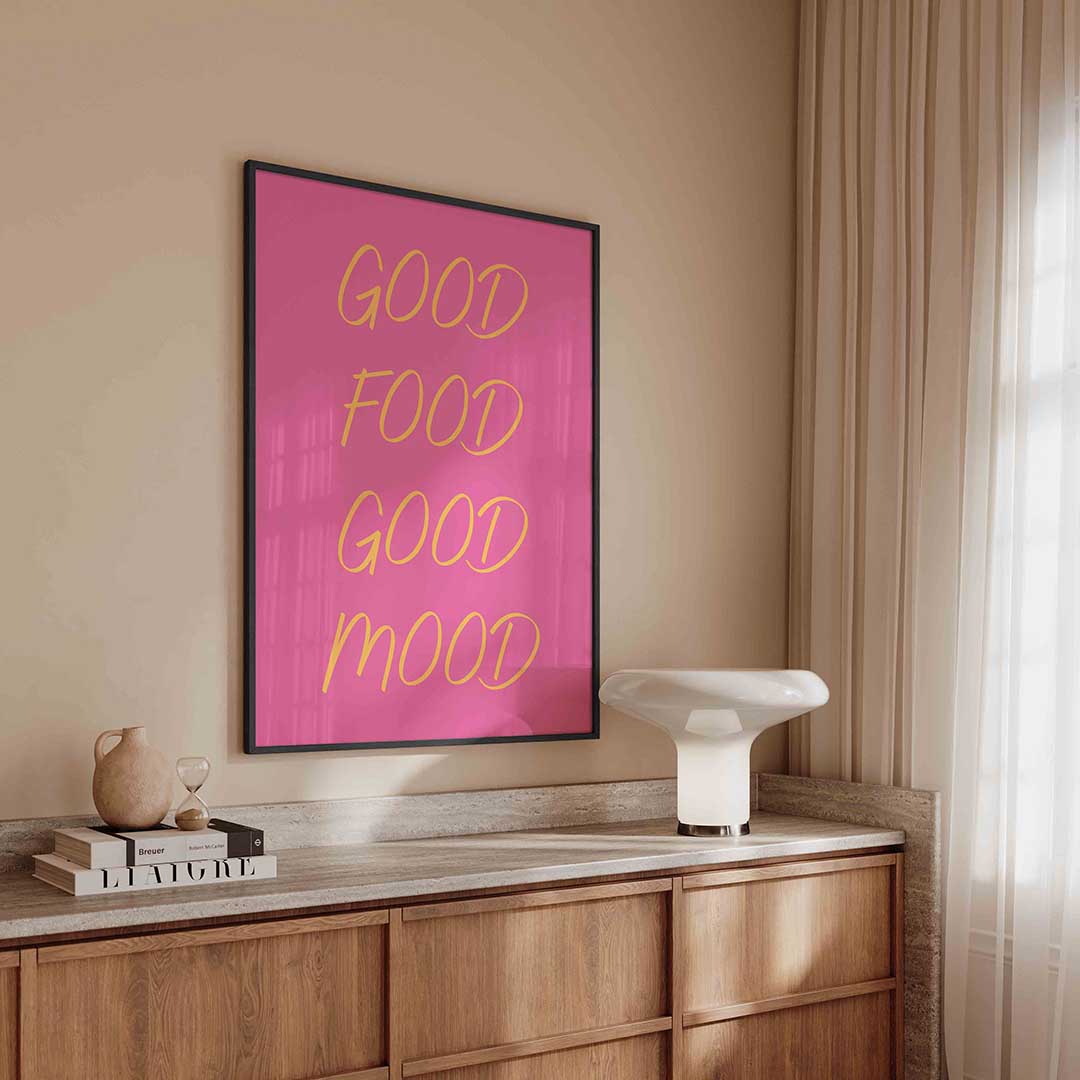 Good food good mood Poster