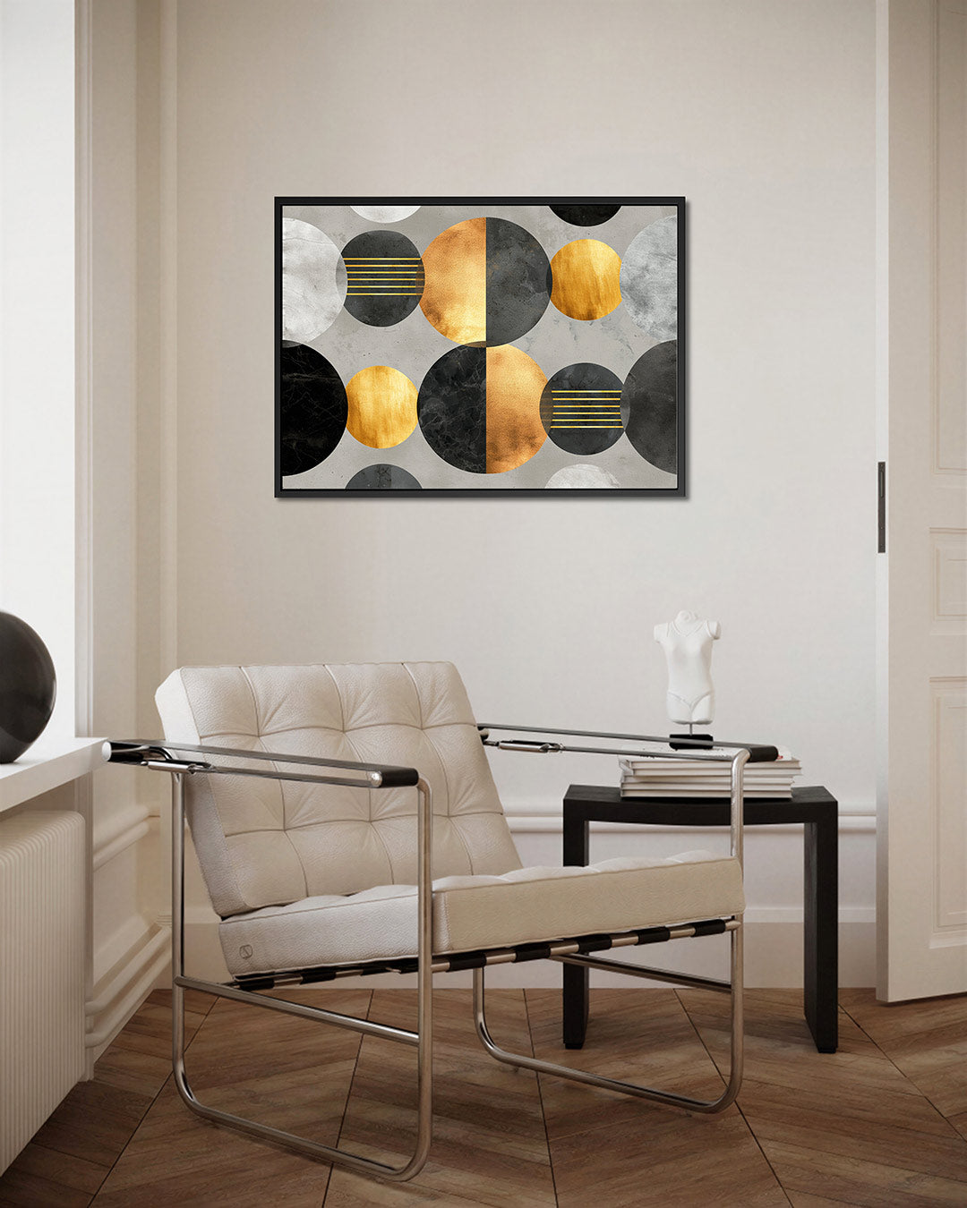 Geometrische cirkelcompositie Kunstwerk