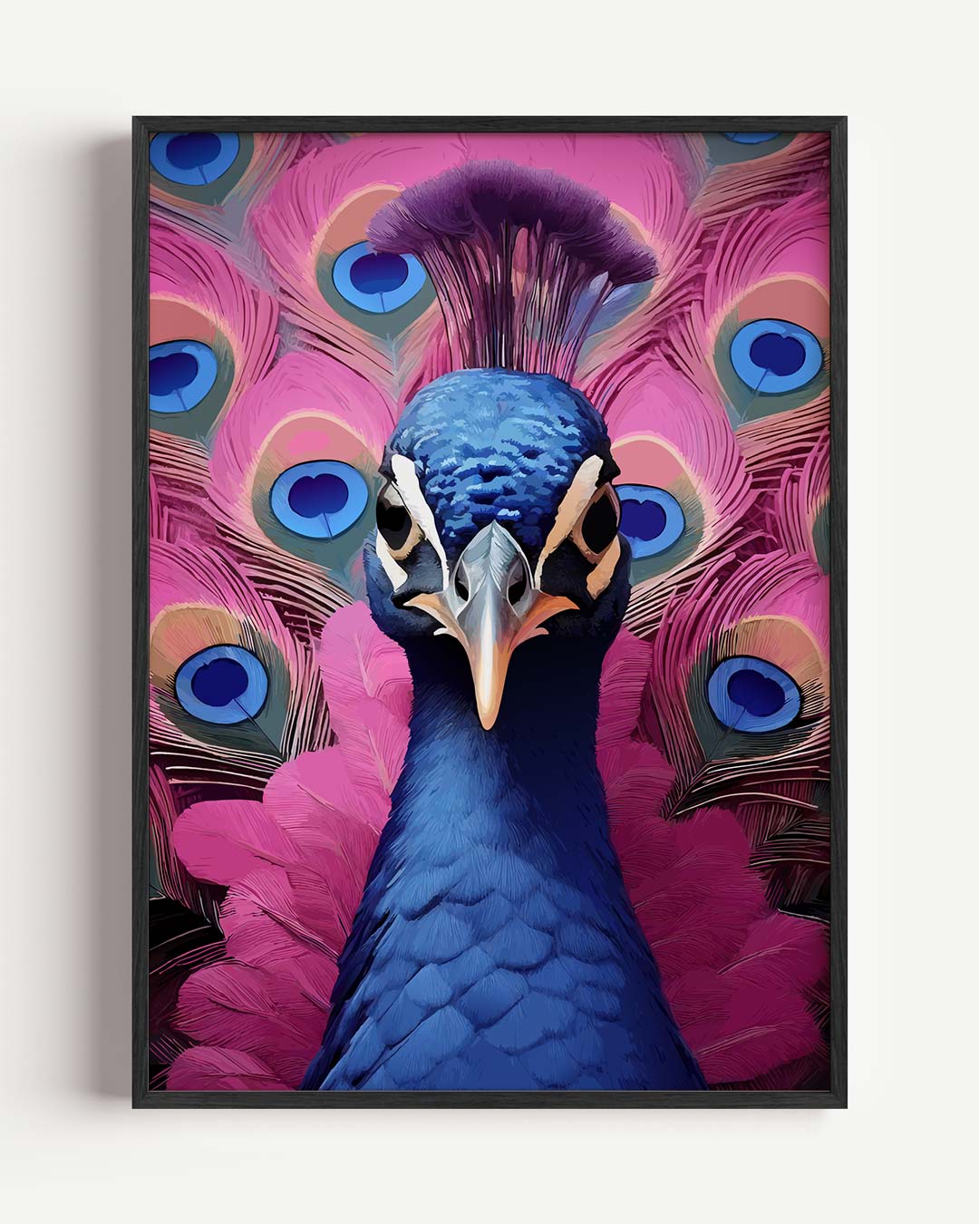 Vrolijke Pauwenpracht Poster-WallArtistic