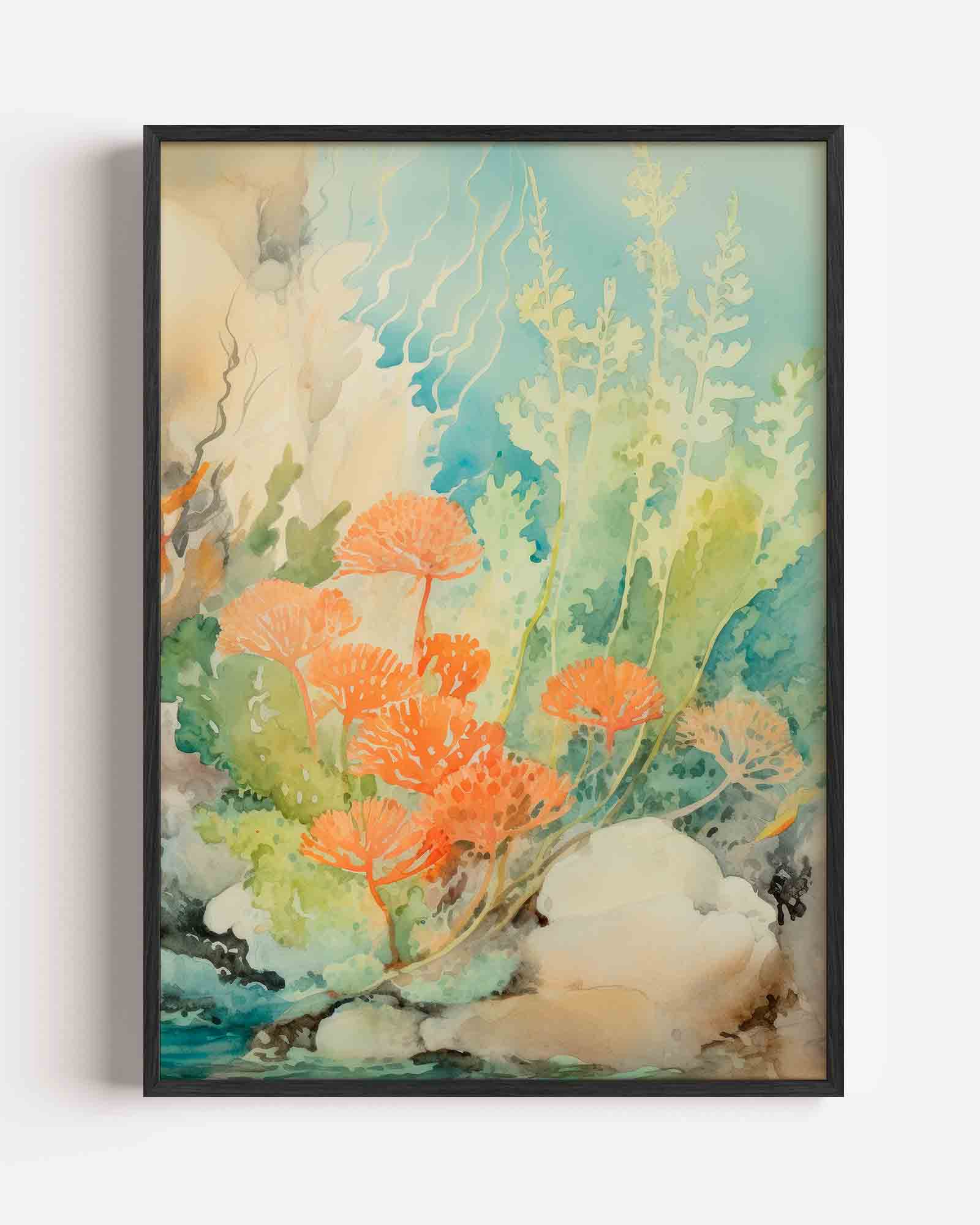 Onderwaterlandschap Poster