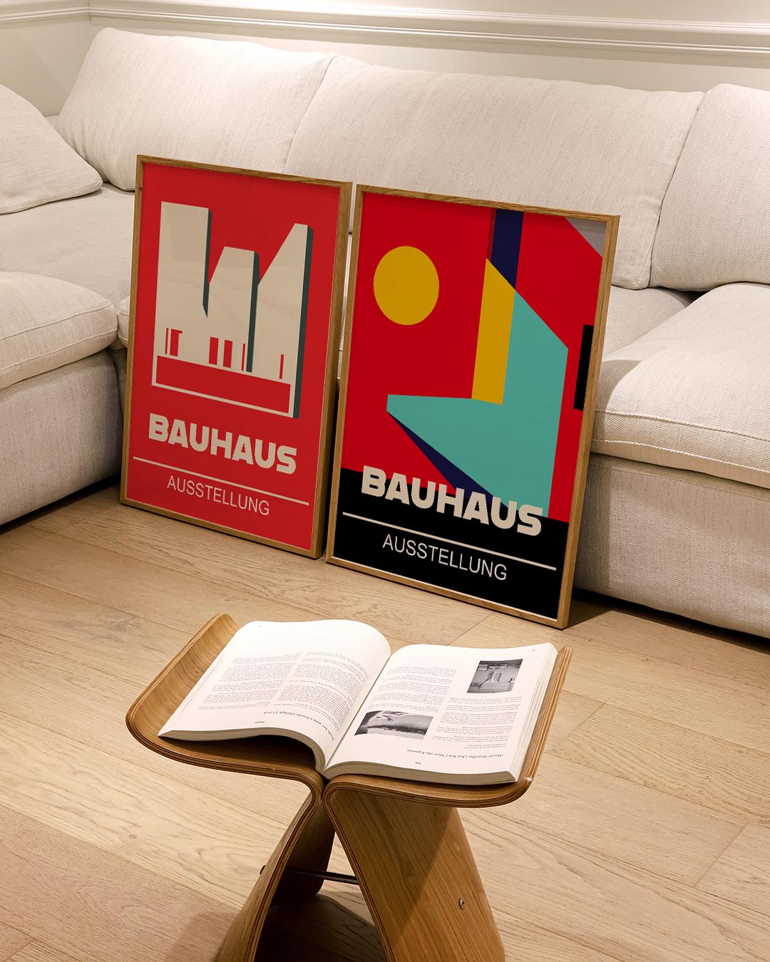 Vormen en kleurvlakken Posterset