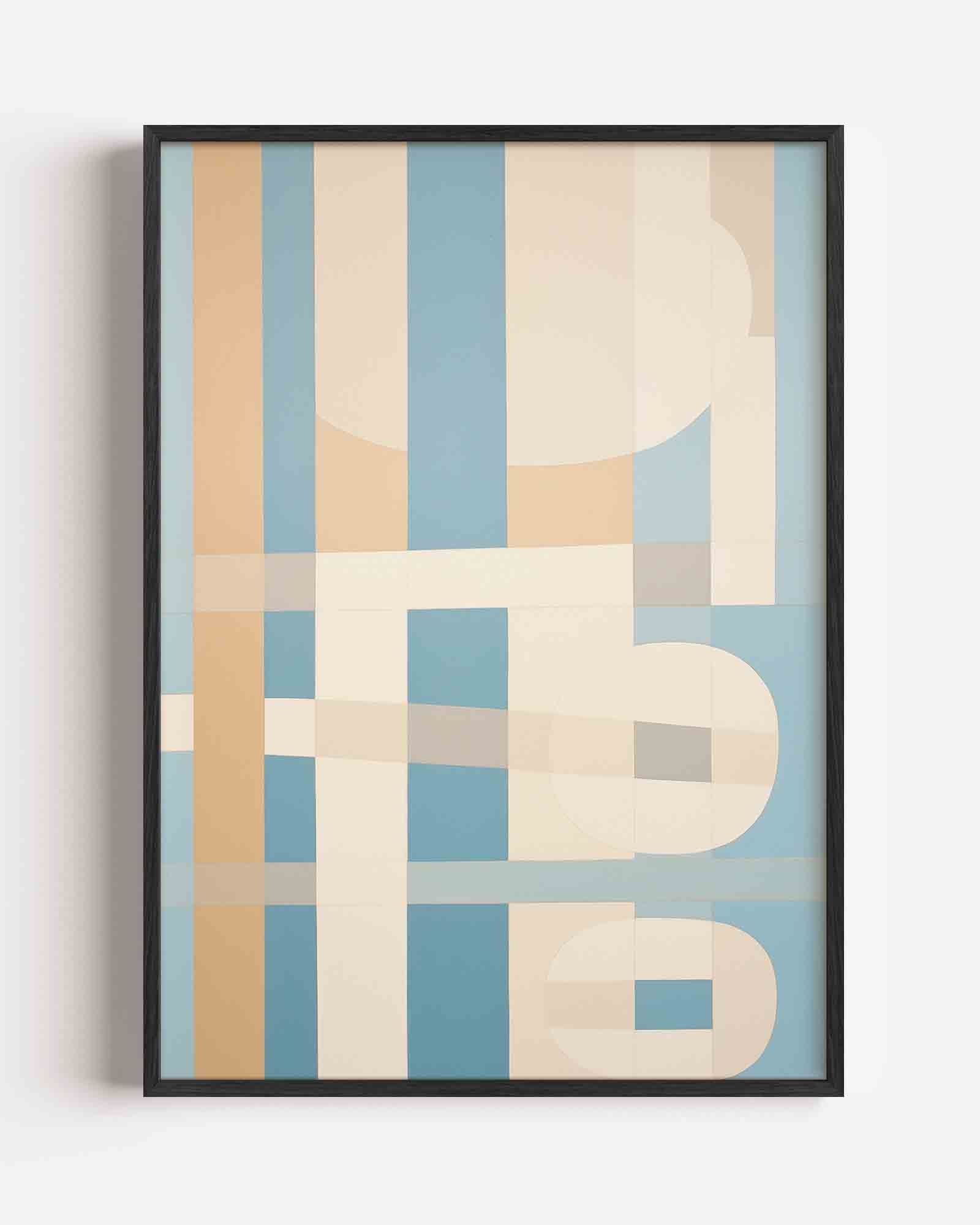 Abstracte vormen Poster