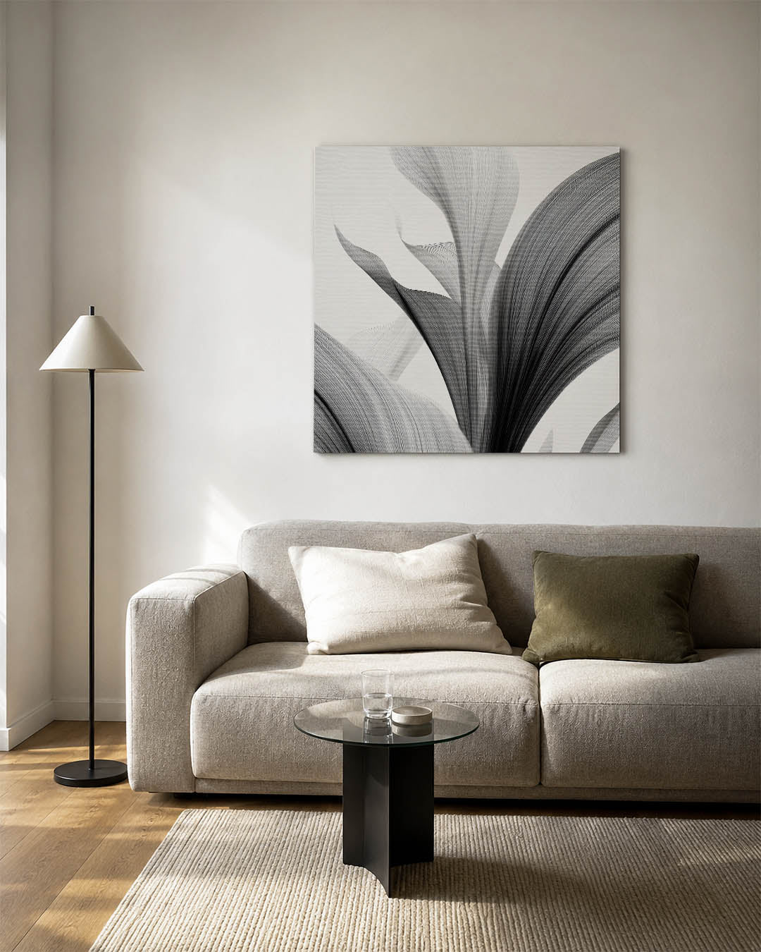 Organische lijnvormen Kunstwerk