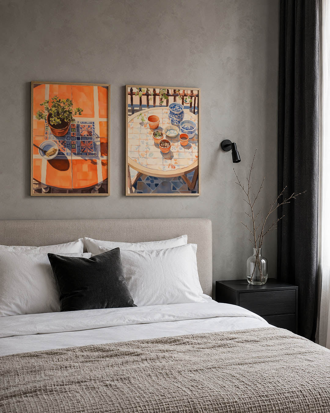 Kleur en schaduw Posterset