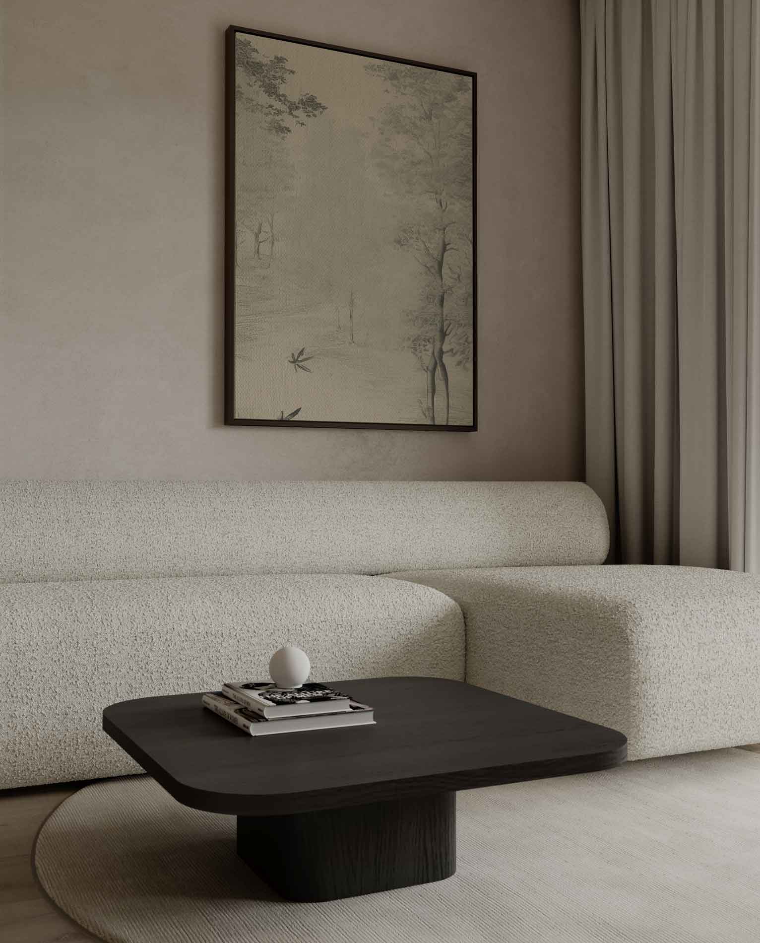 Mystieke Boswandeling Kunstwerk-canvas-dibond-plexiglas-wanddecoratie-WallArtistic