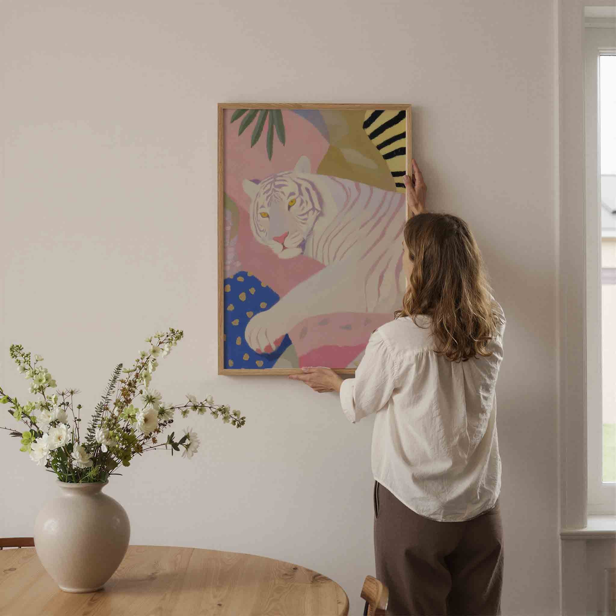 Witte tijger Poster