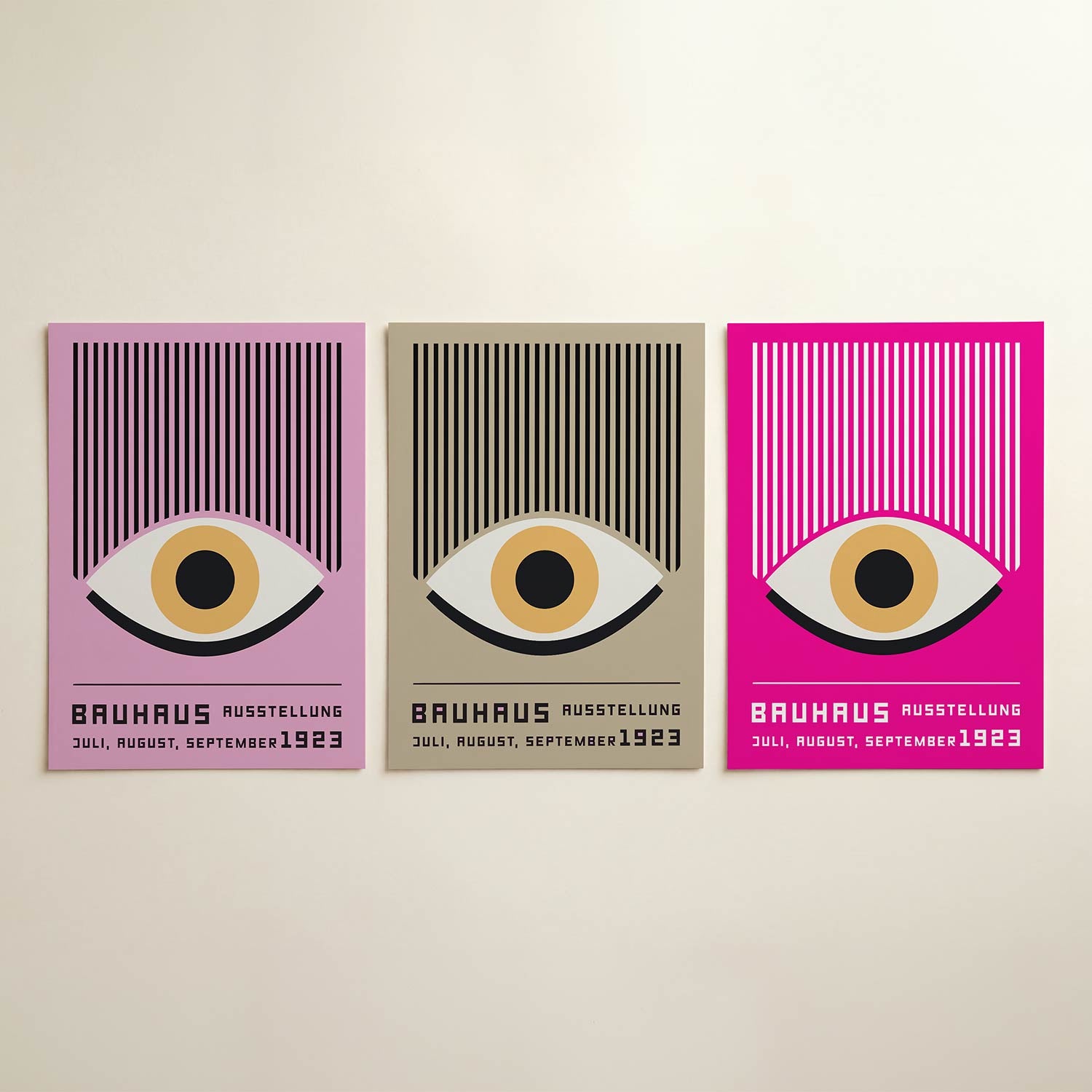 Oog en lijnen Posterset