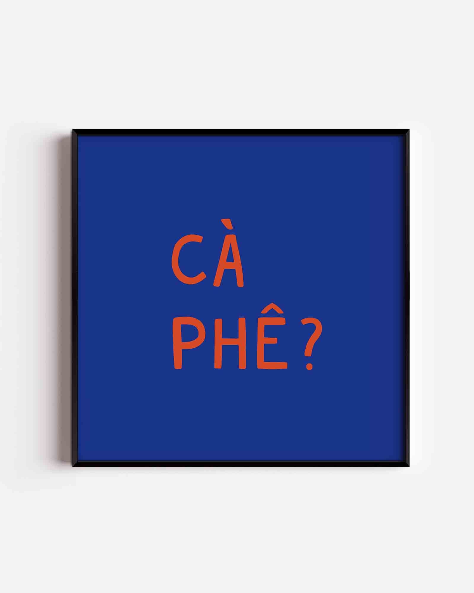 Cà phê Poster