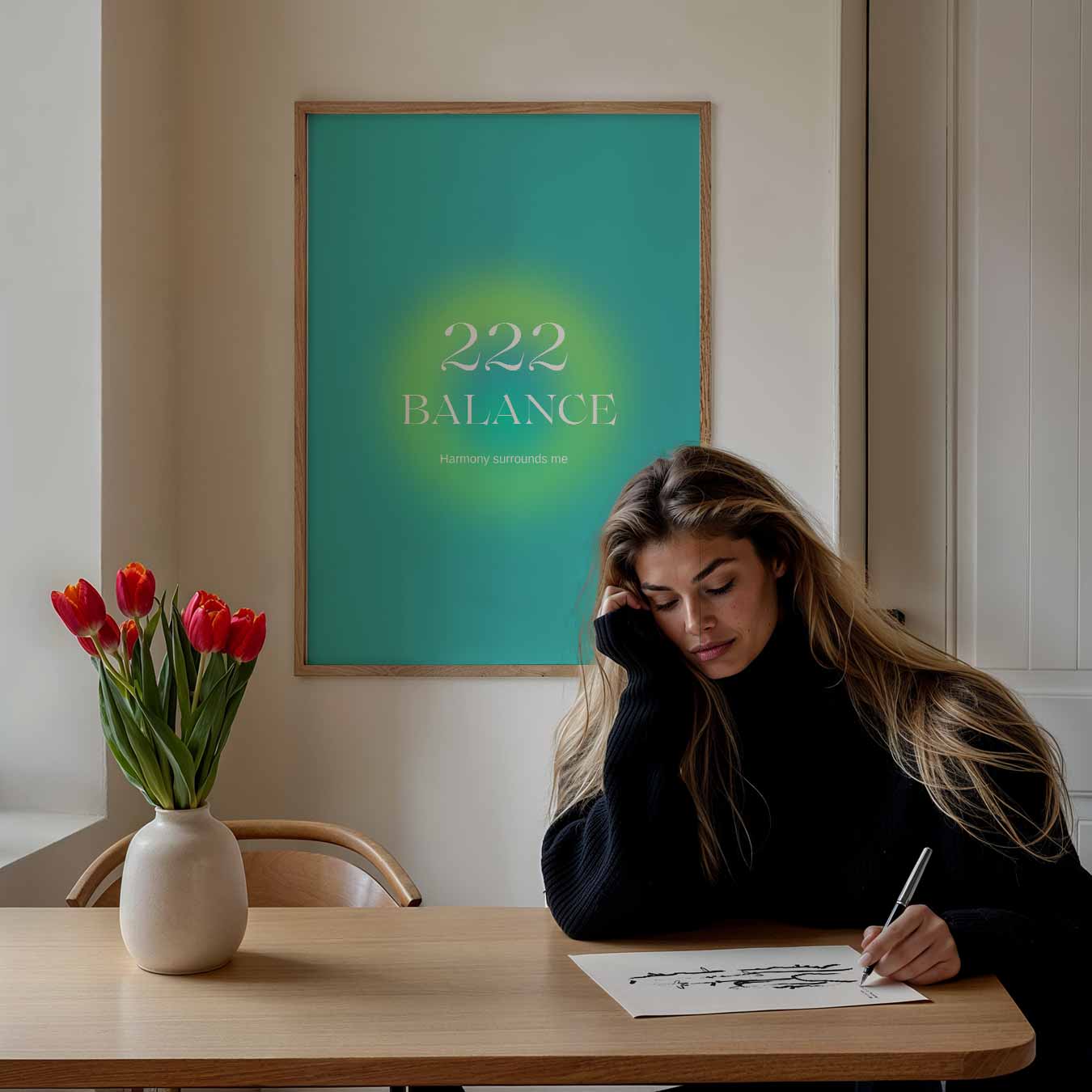 Balans Inspiratie Poster-WallArtistic