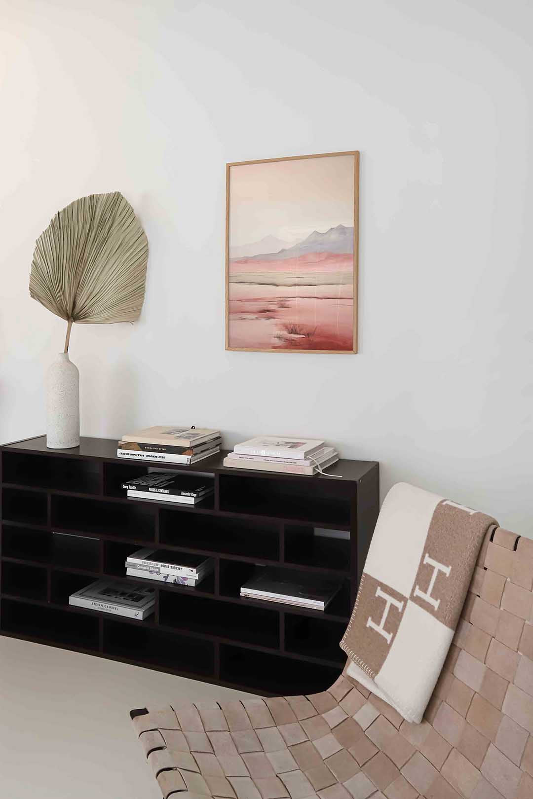 Landschap met bergen Poster