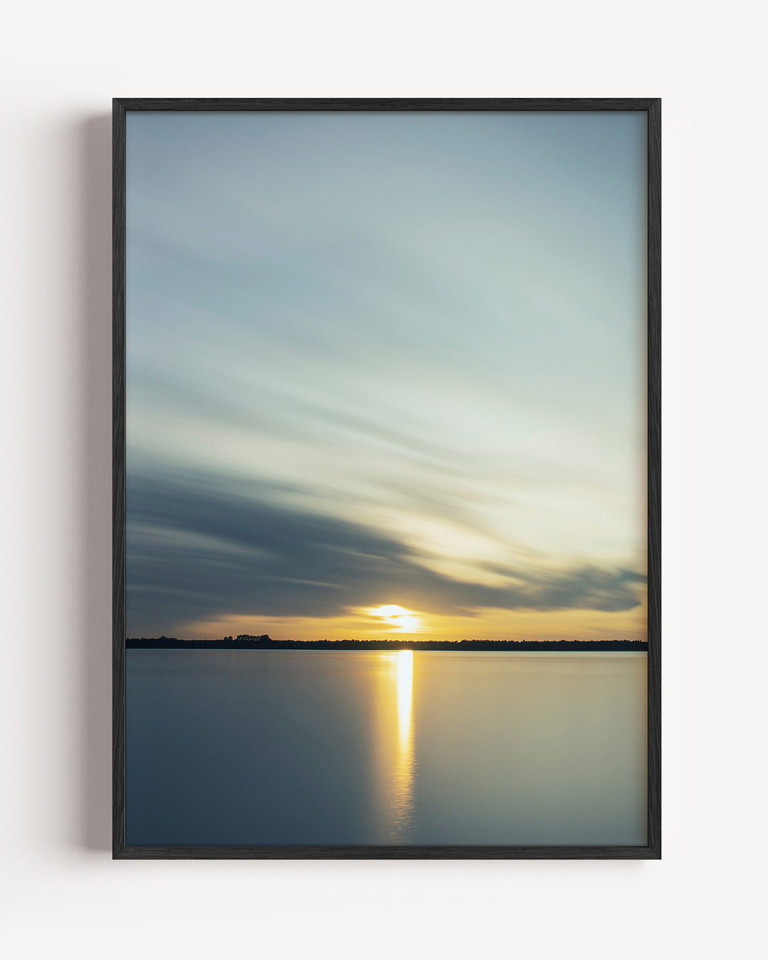 Zonsondergang reflectie Poster