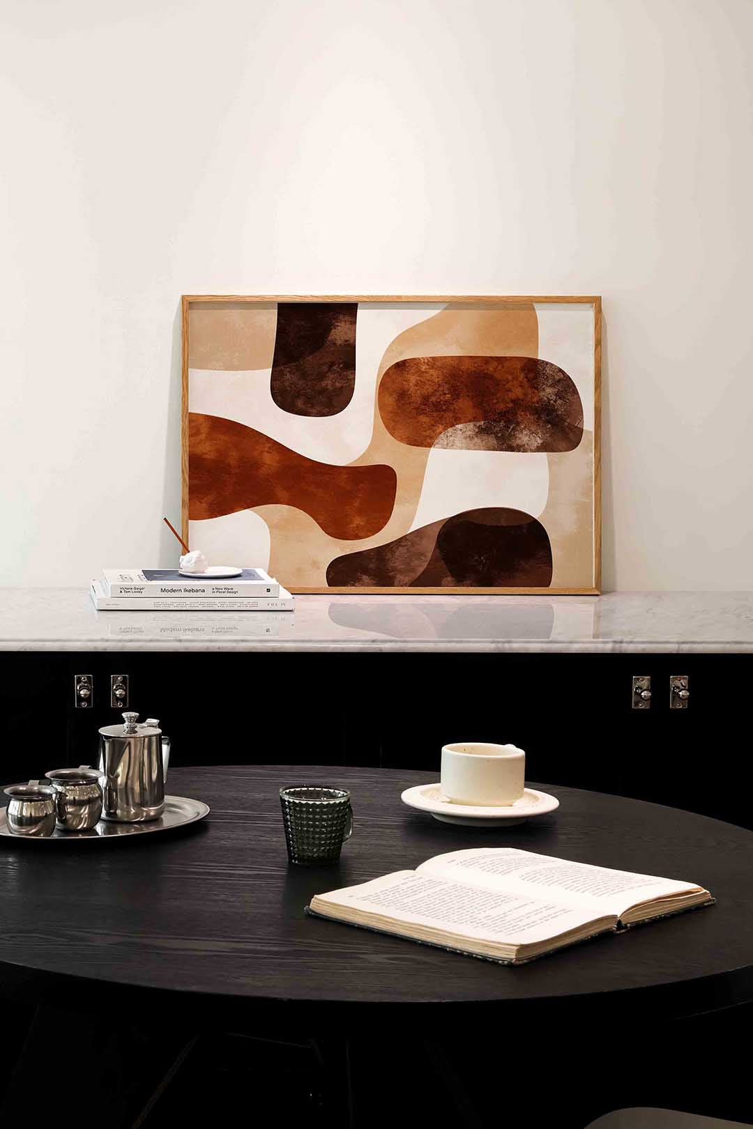 Abstracte vormen Poster