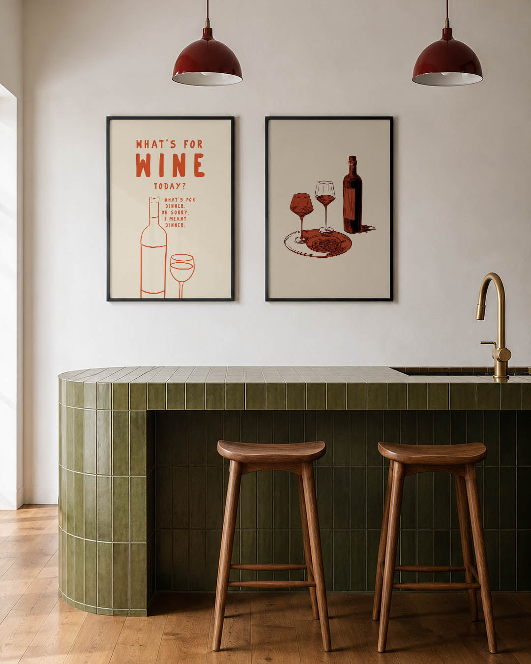 Wijn en woorden Posterset