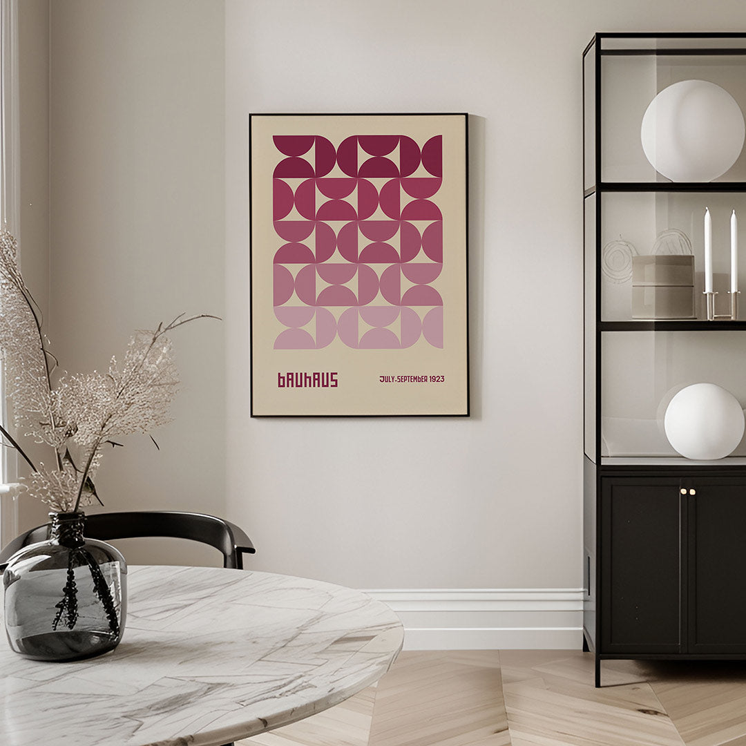 Vormritme en kleur Poster