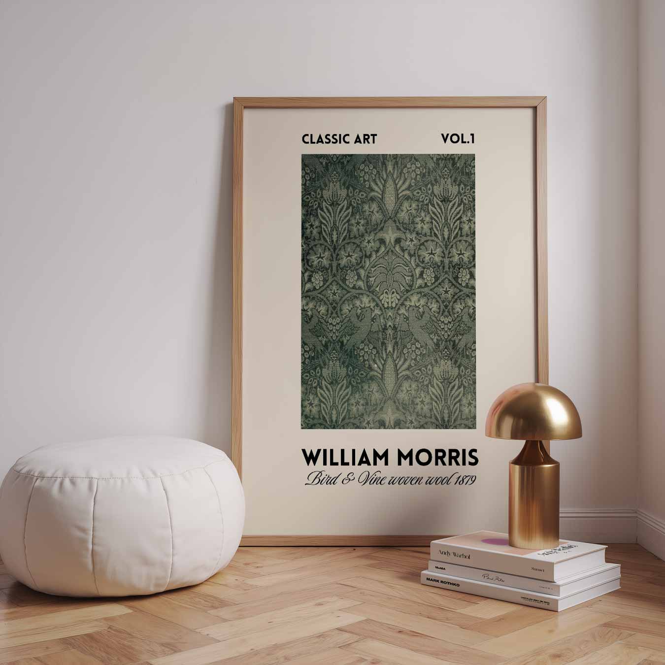 William Morris Bird & Vine Woven 1879 Poster II-WallArtistic