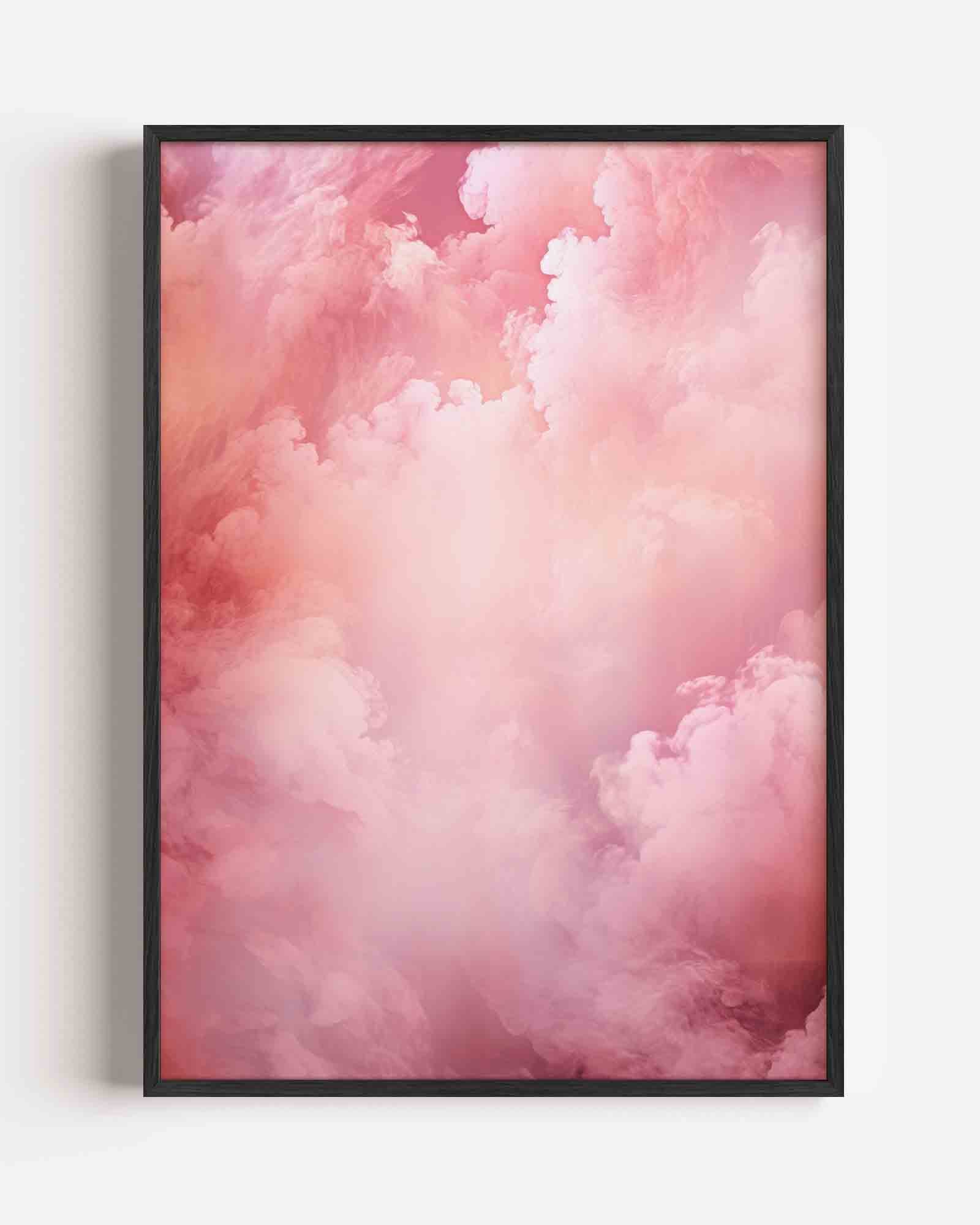 Roze wolken Poster