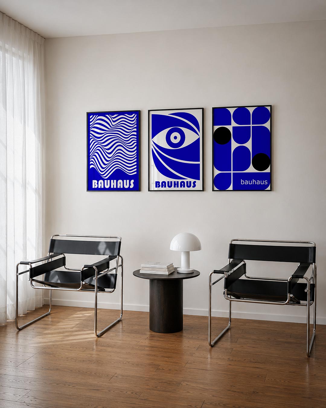 Golvend lijnenspel Posterset
