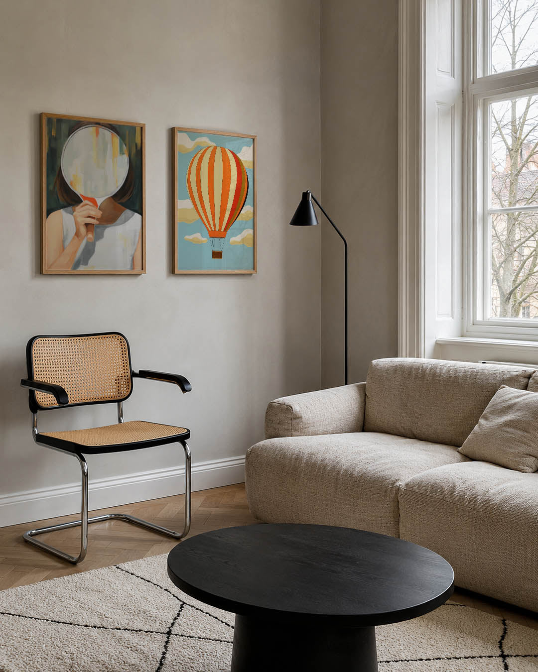 Spiegel en kleur Posterset