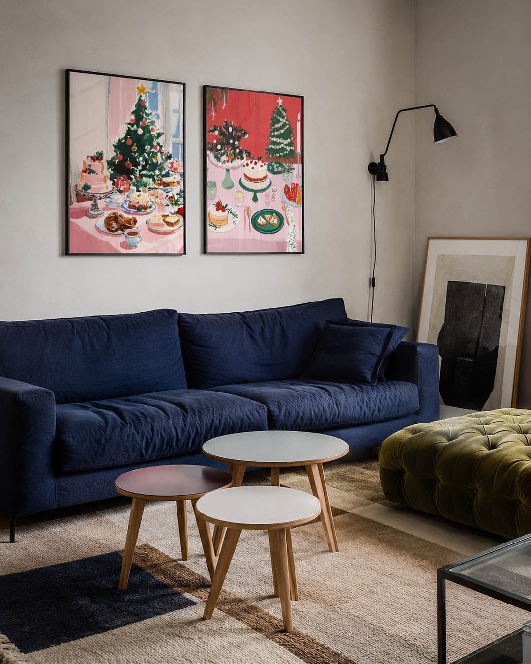 Feestelijke tafereel Posterset