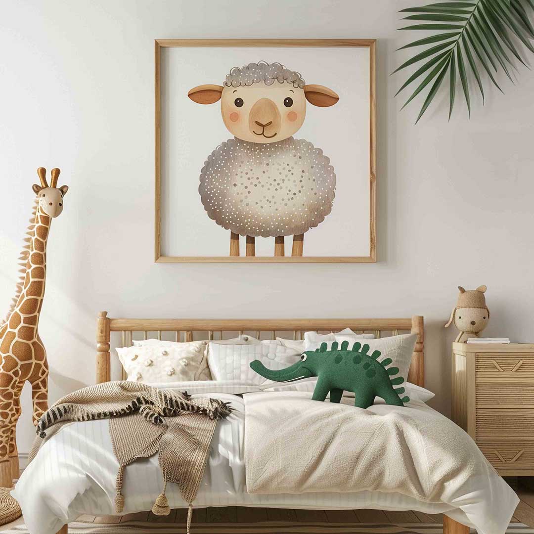Schattig schaap Poster