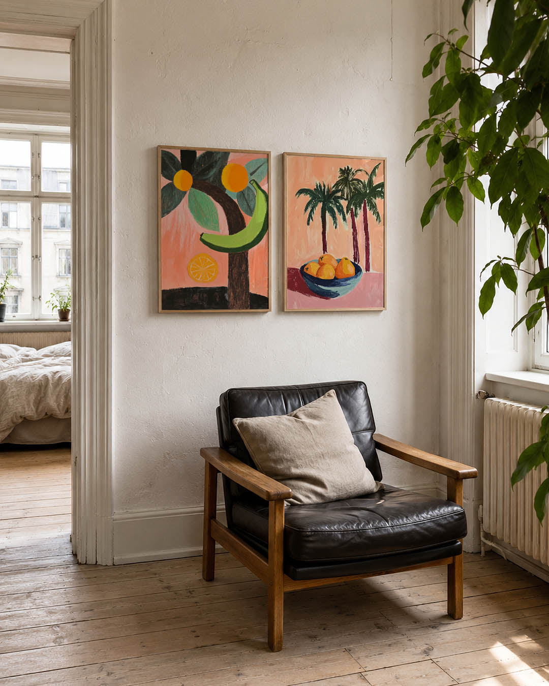 Fruitige vormen Posterset