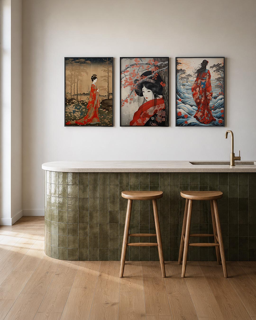 Natuurlijke elegantie Posterset