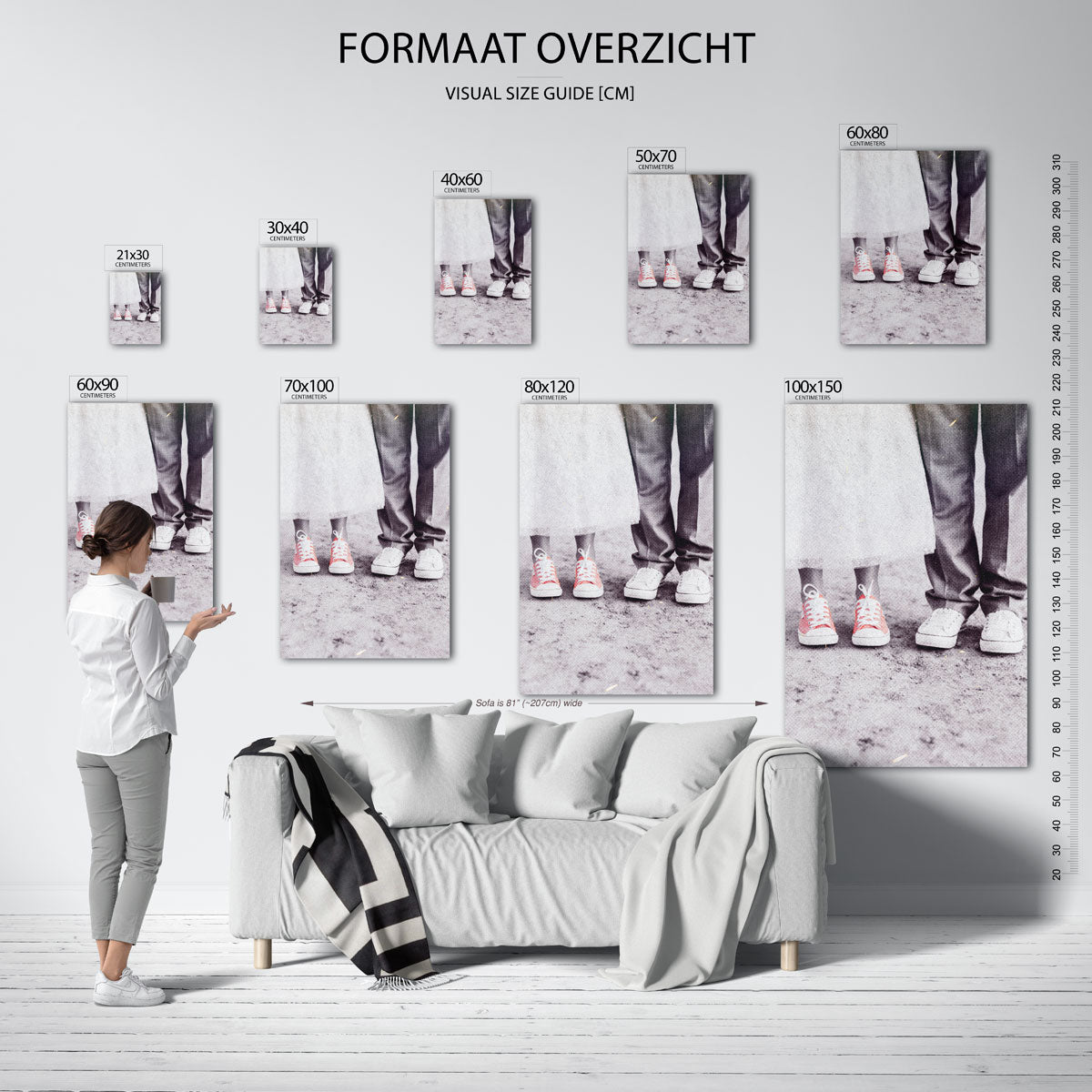 Sneakers en schoenen Poster