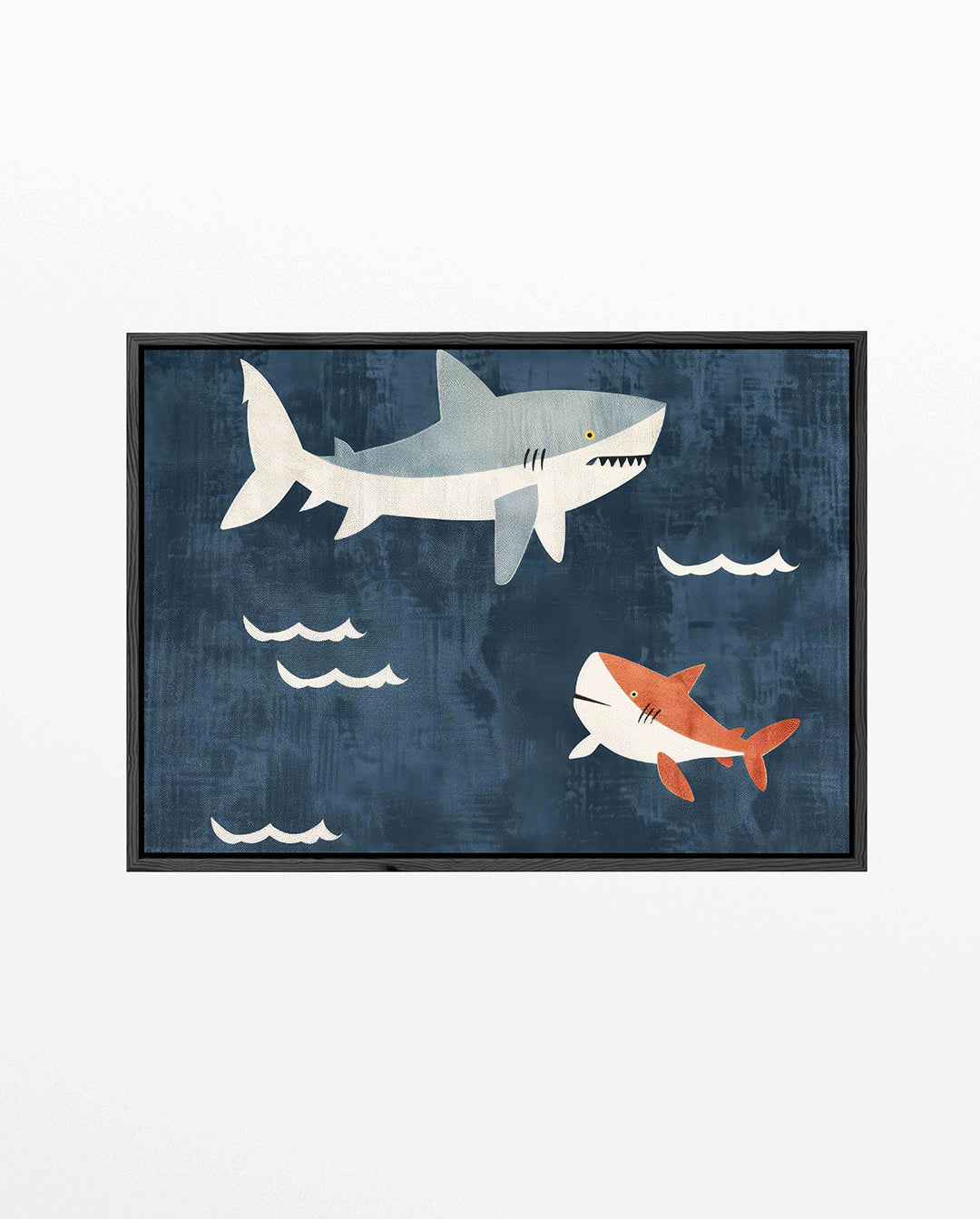 Grafische haaien Kunstwerk