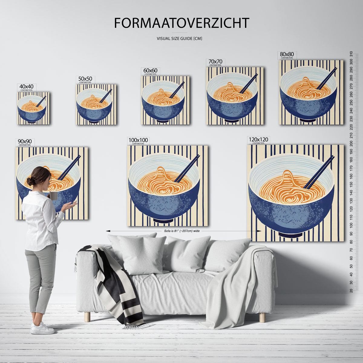 Kom met noedels Poster