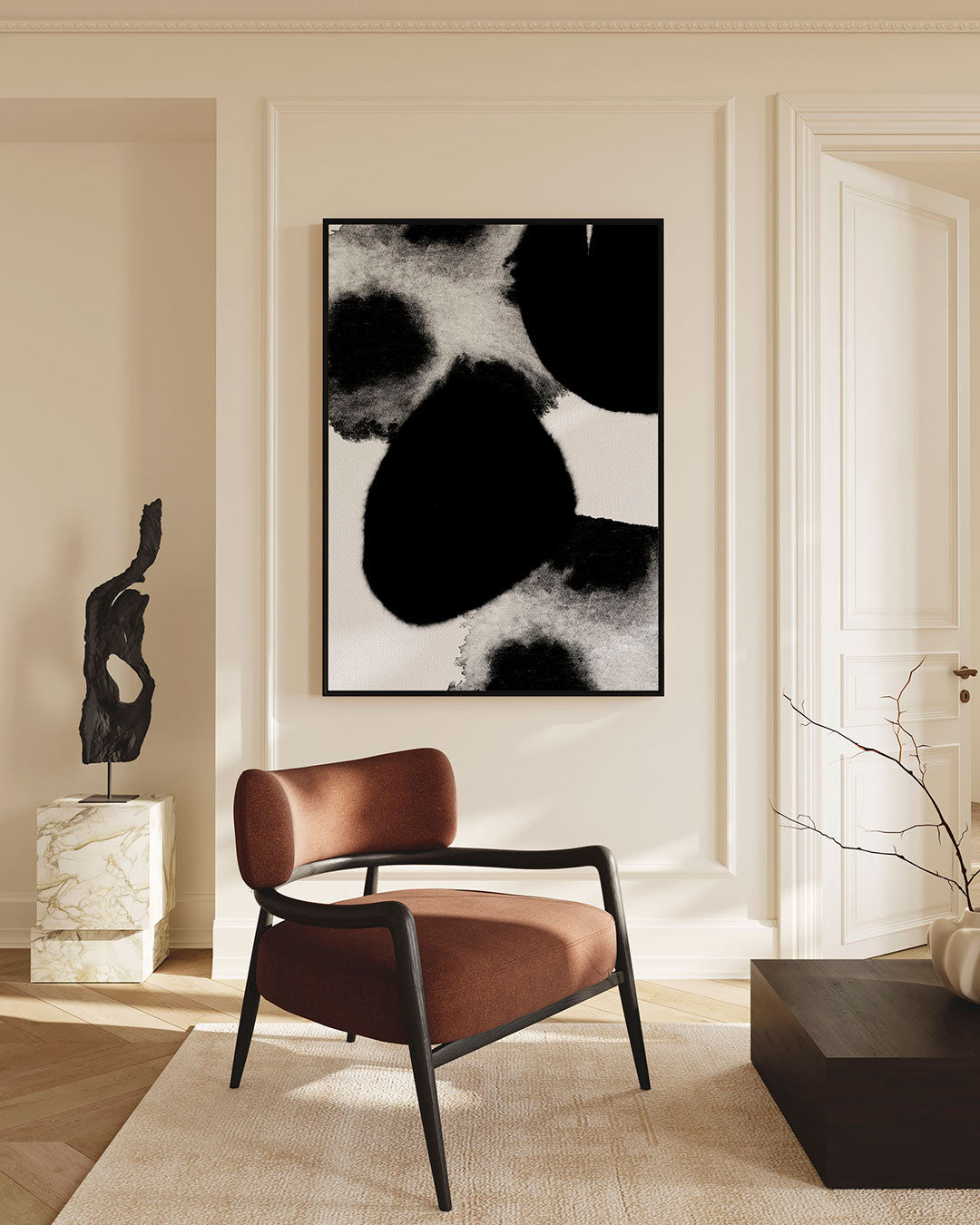 Organische vormen Kunstwerk