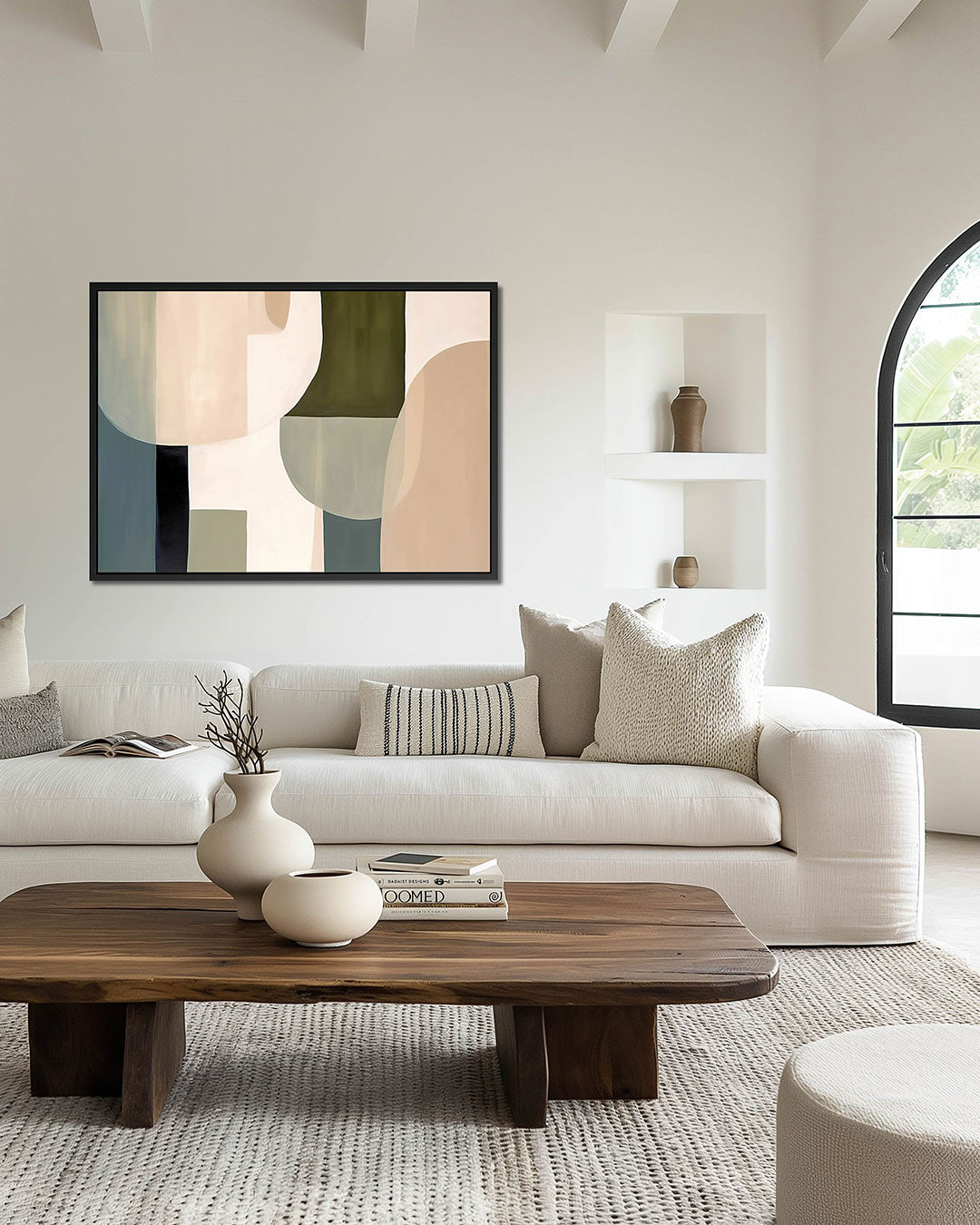 Compositie van vormen Kunstwerk